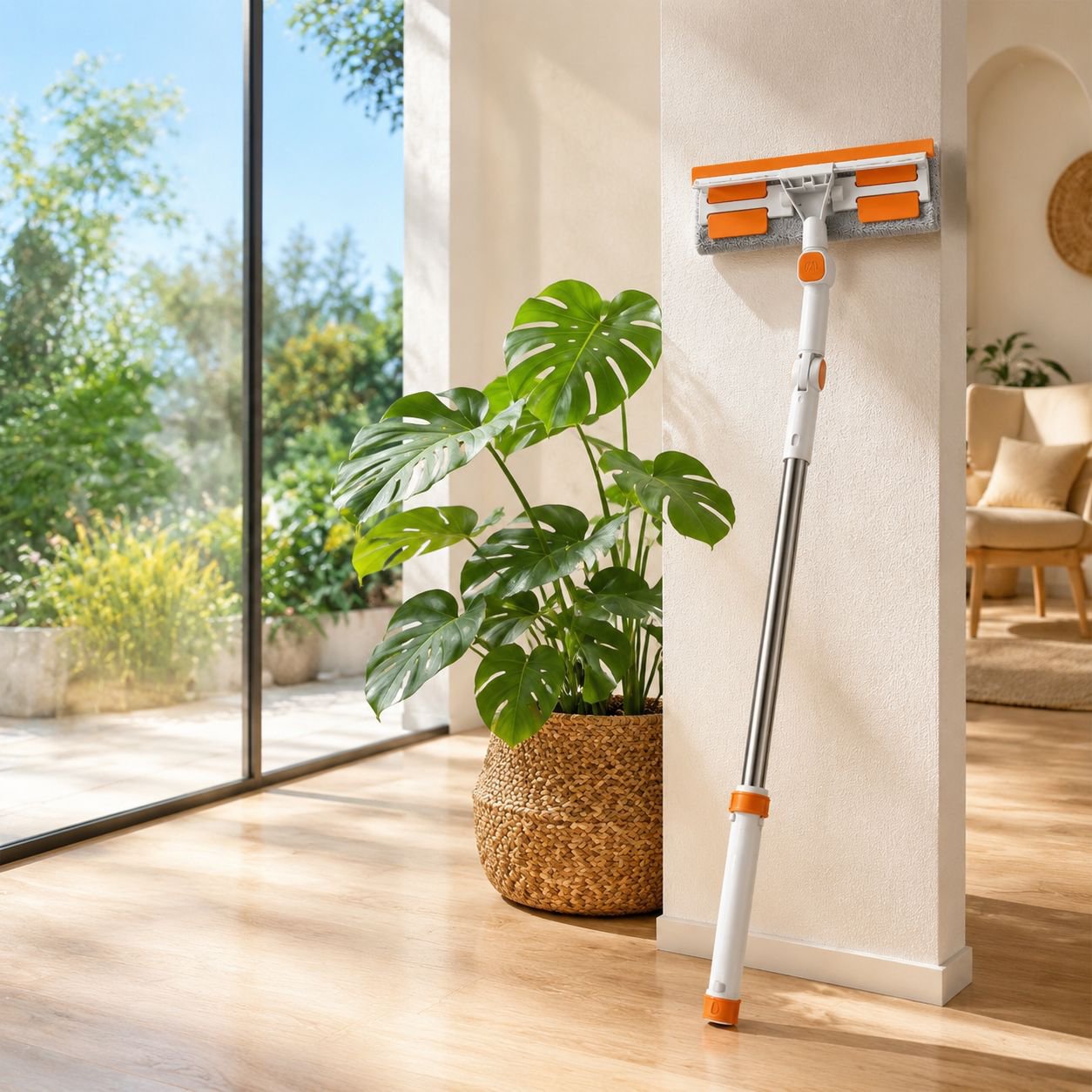 Raspador de ventanas JMY fácil de usar y almacenar