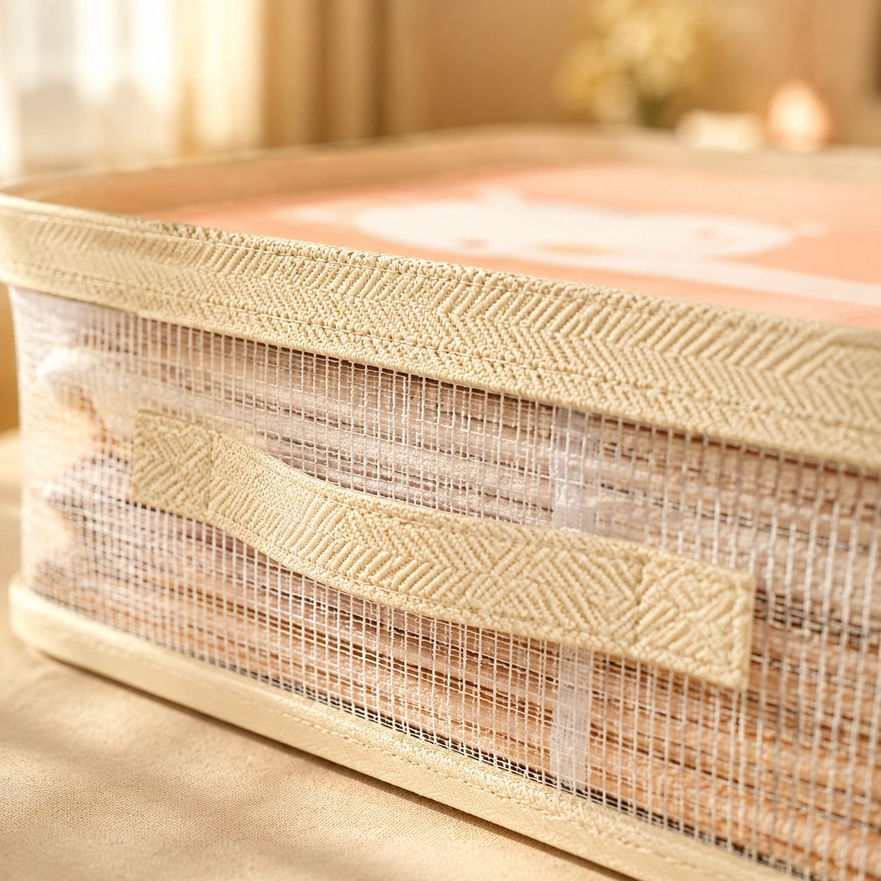 Wardrobe-specific storage bags with zipper closure
