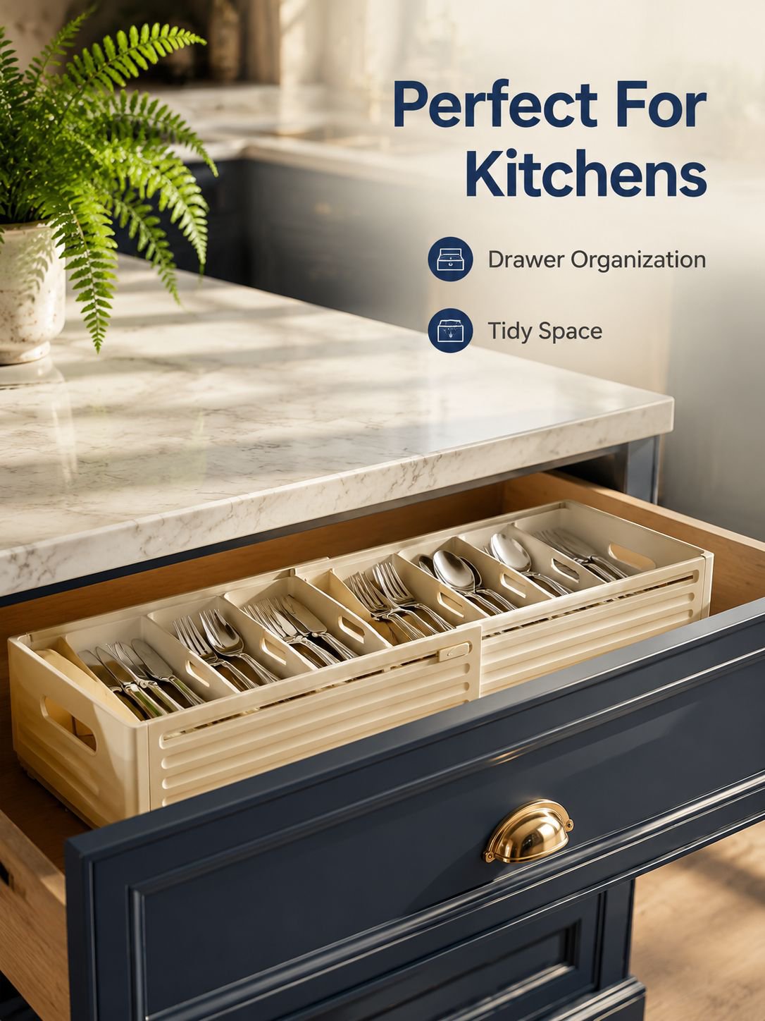 Multifunctional Extendable Drawer Organizer Box