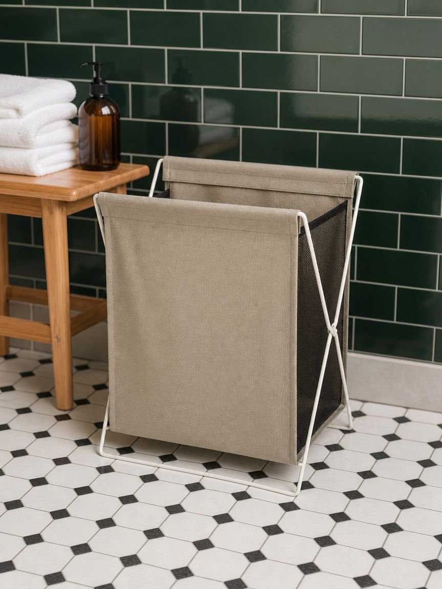 Modern home storage basket in Nordic design