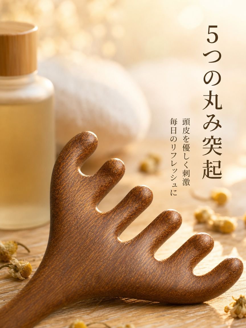 ヘッドマッサージコーム