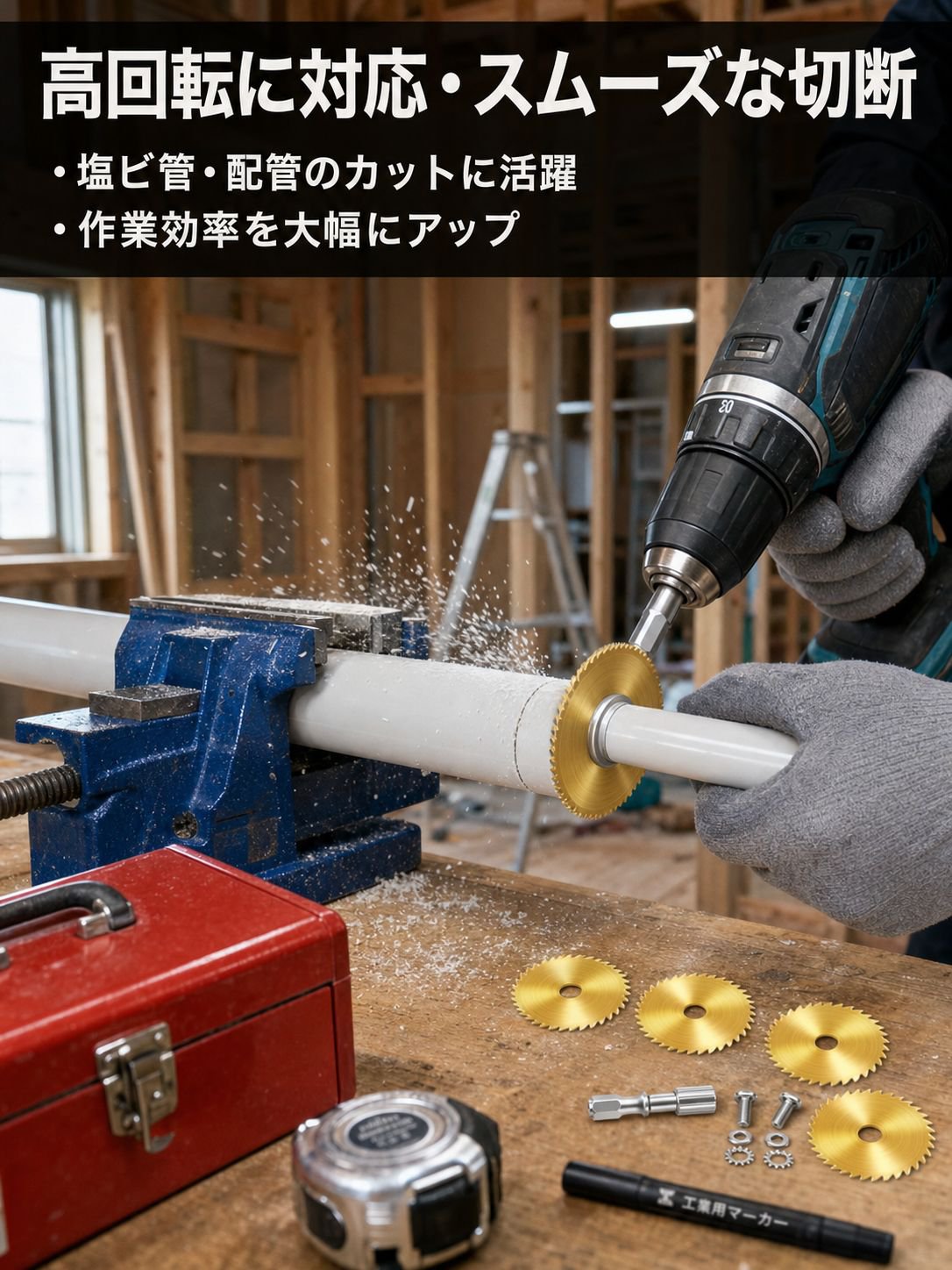 六角シャンク高速弓のこ刃