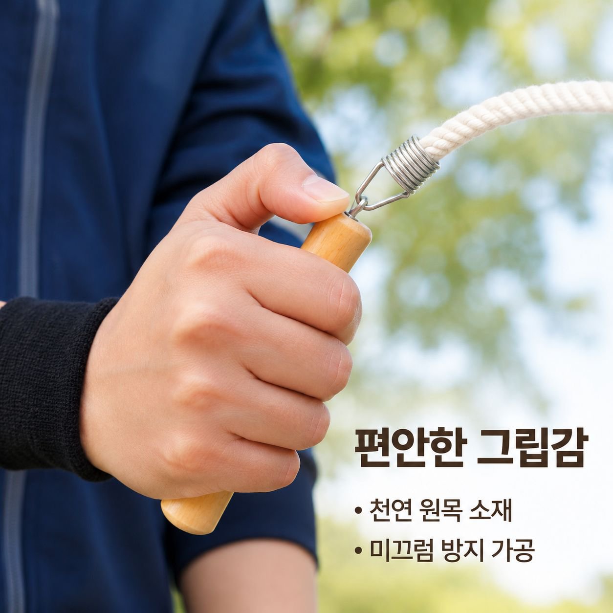 단체 운동 브레이드 면 로프 10미터 다인용 줄넘기