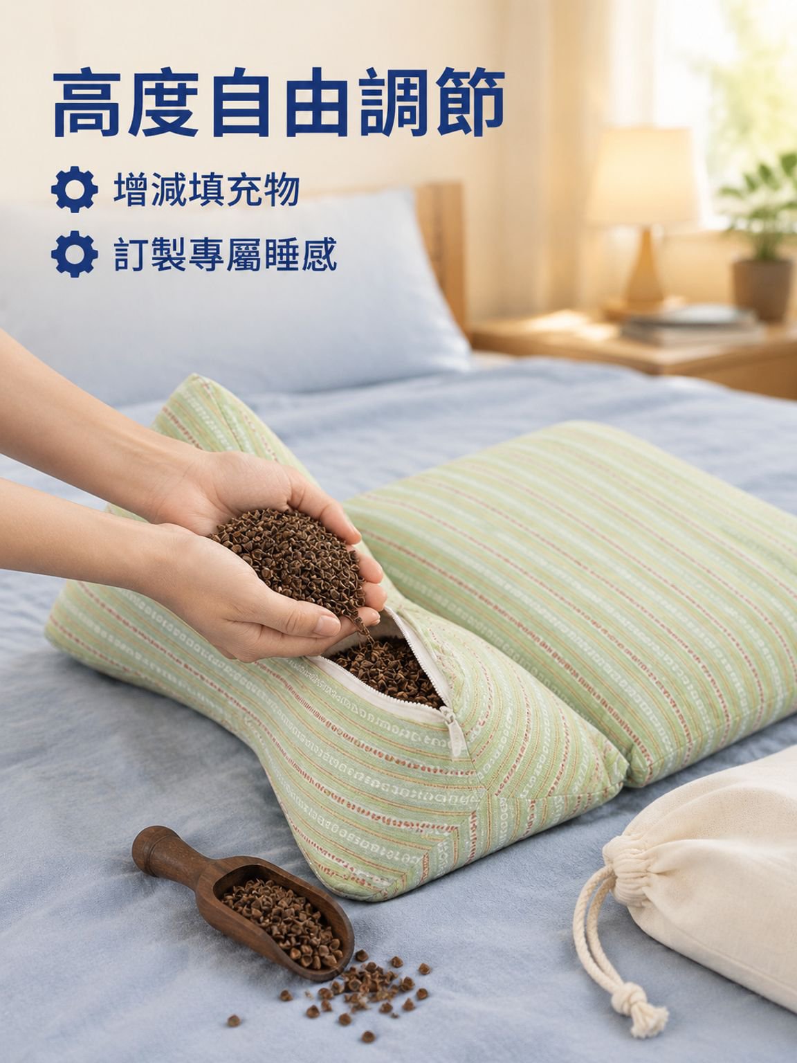 蕎麥殼枕頭