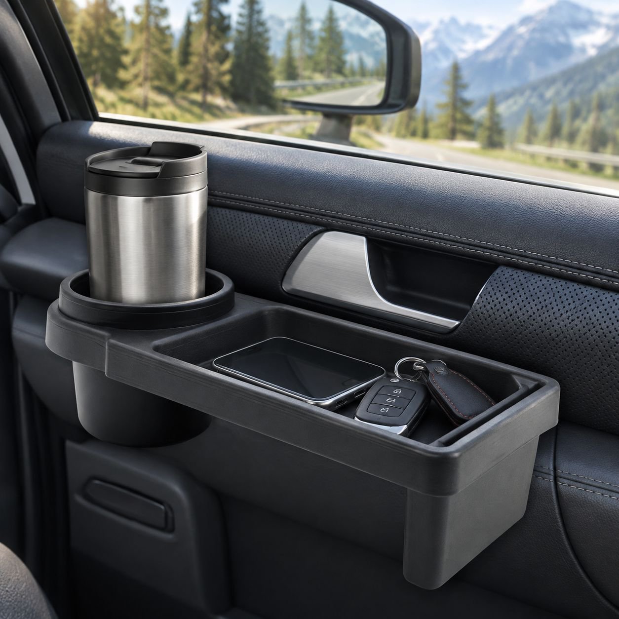 Car Phone Holder, Cup Holder, Door Frame Storage Rack, Car Accessories, Cross-Border Hot-Selling Car