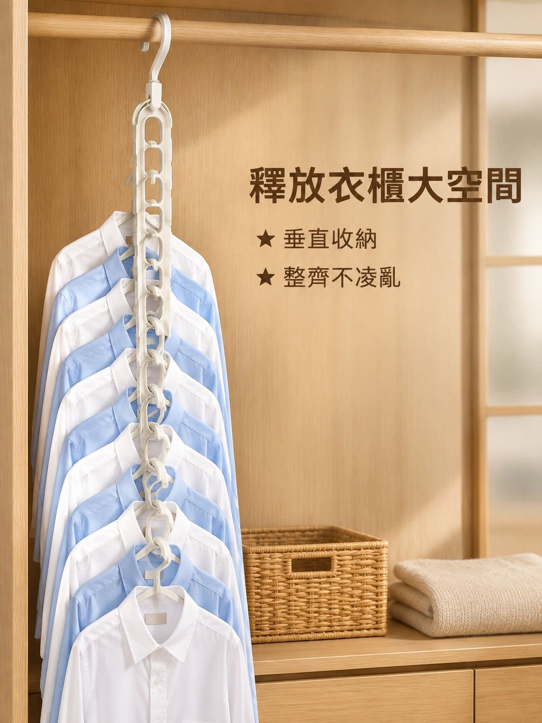 掛衣魔術晾衣架收納