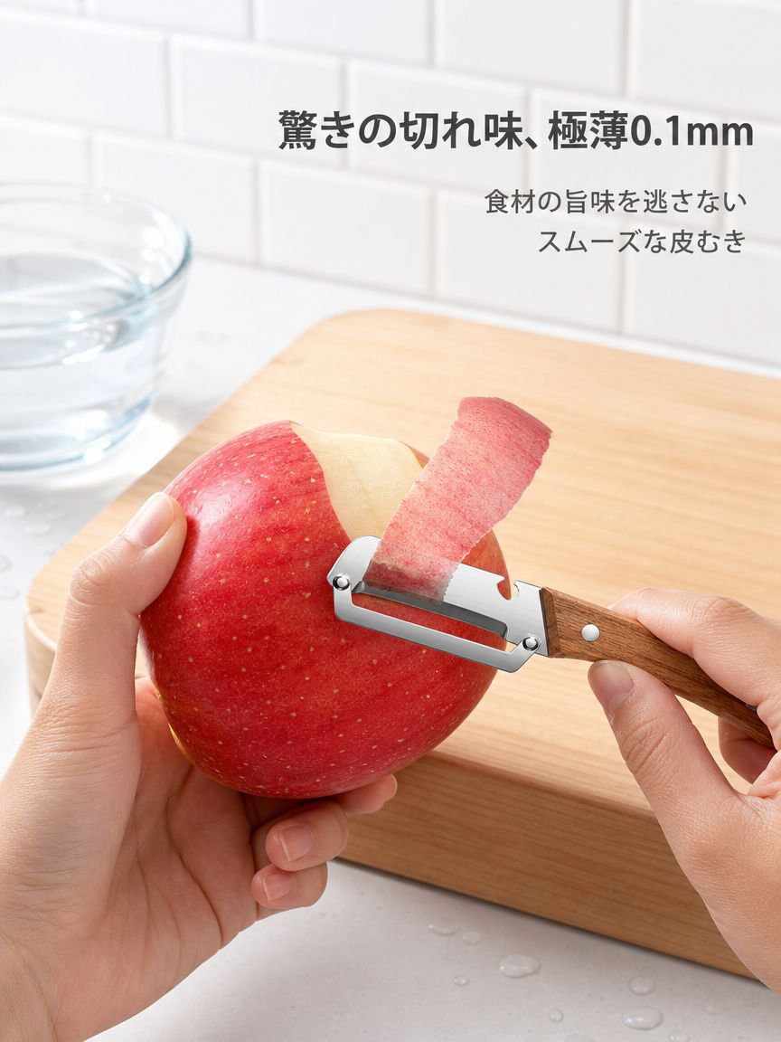 ステンレス製ピーラー