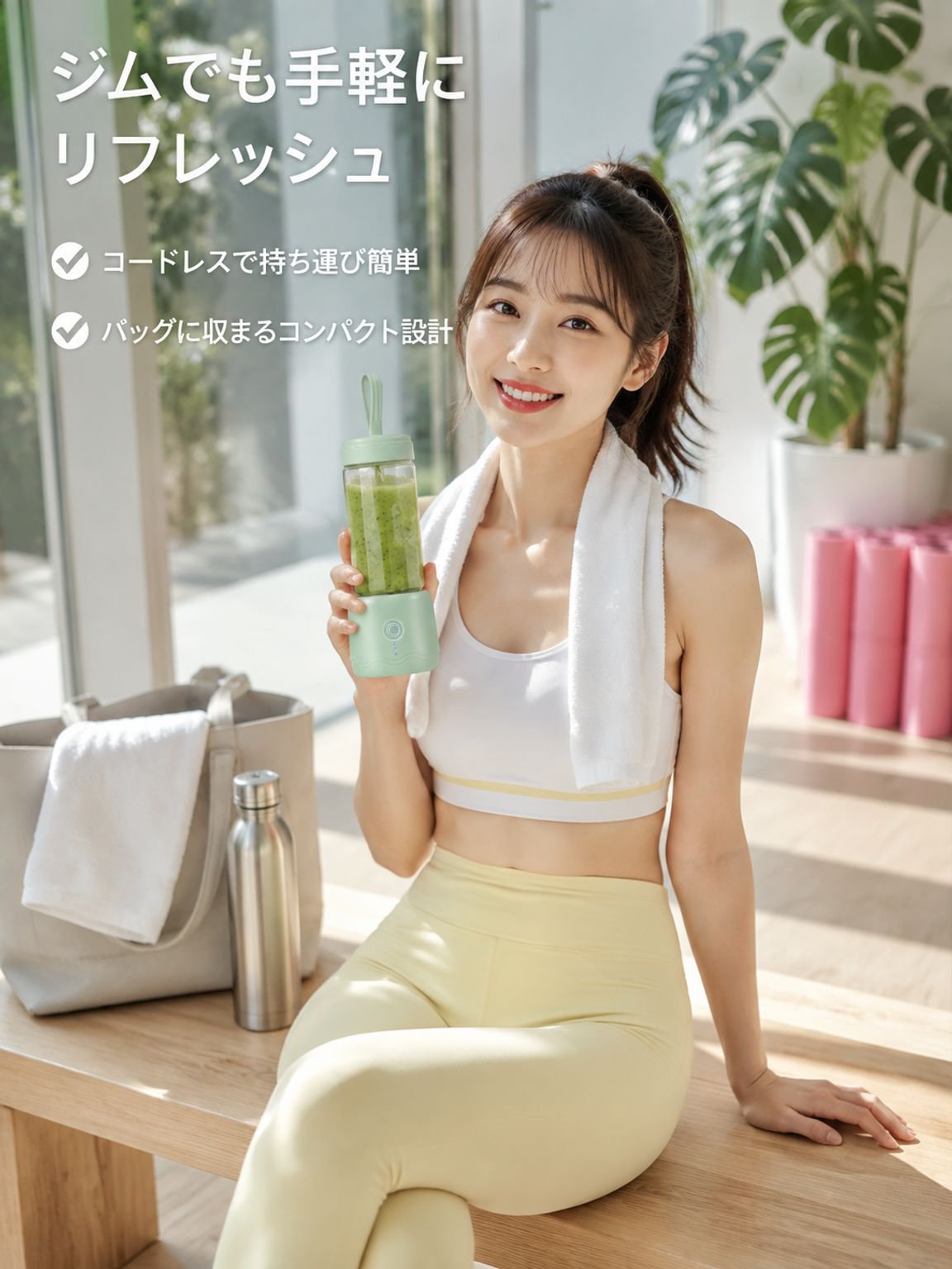 携帯用フルーツ＆野菜ミキサー