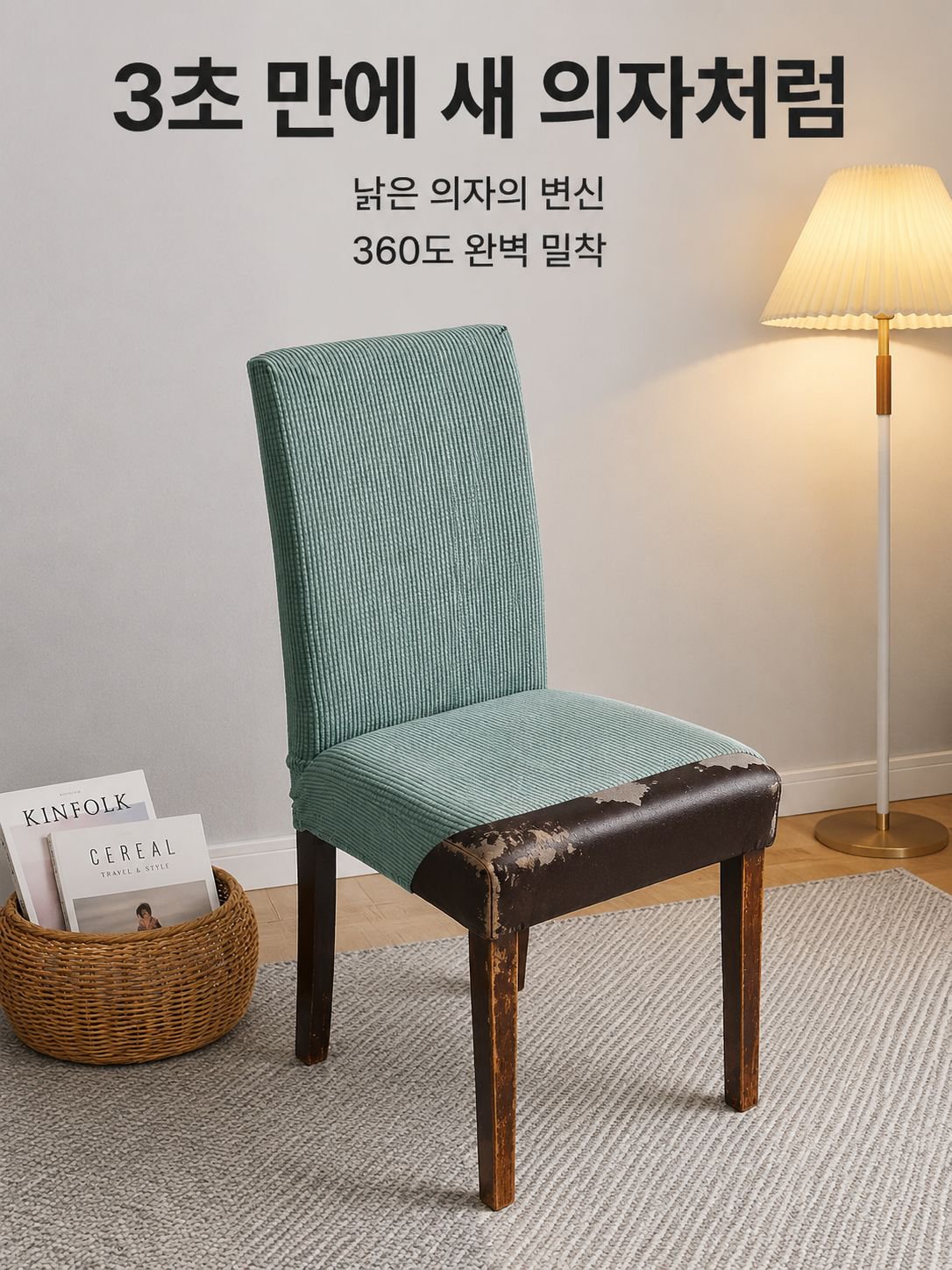 고내구성 친환경 식탁의자 커버 및 쿠션