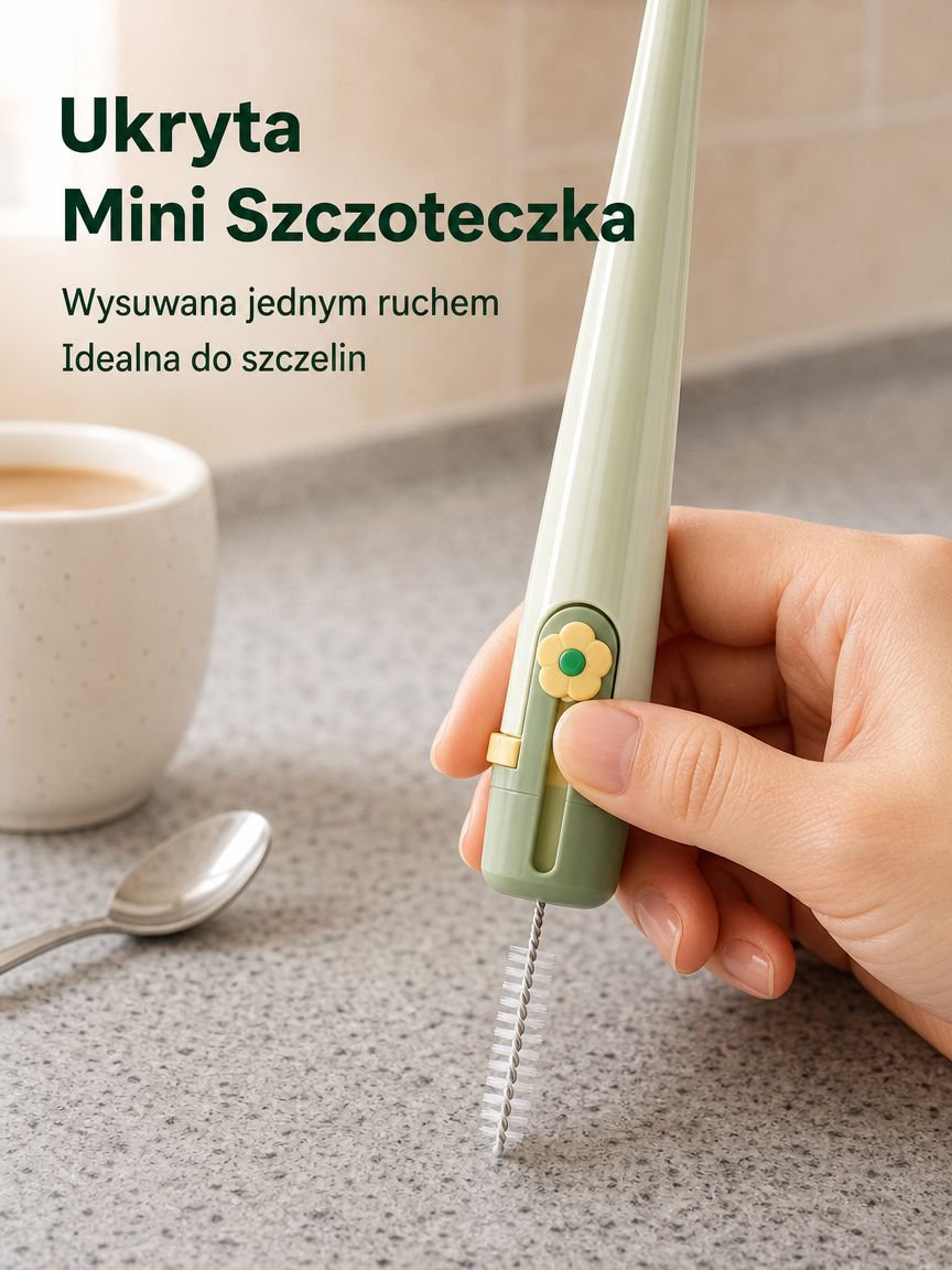 Przenośna szczotka do mycia kubków