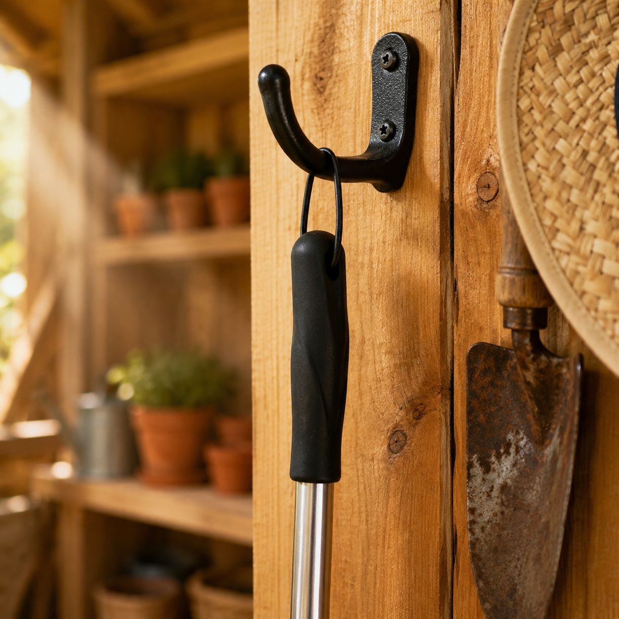 Cepillo de acero inoxidable para eliminar musgo – Limpieza profesional de patios