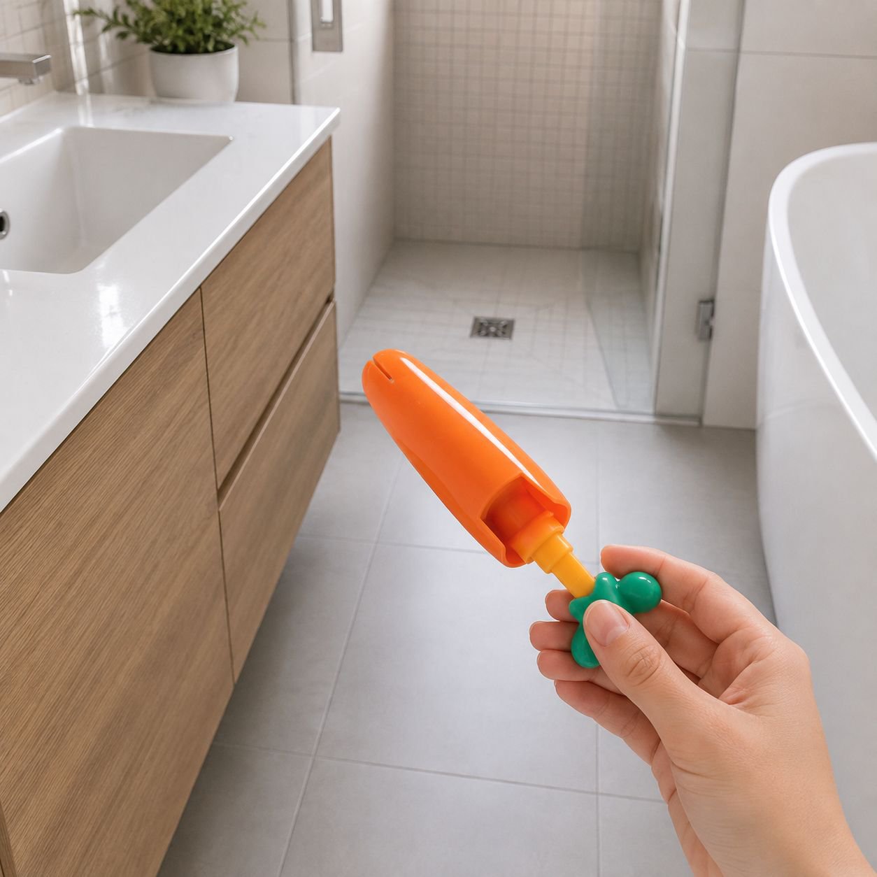 Innovative bathroom cleaning solution for clogged drains