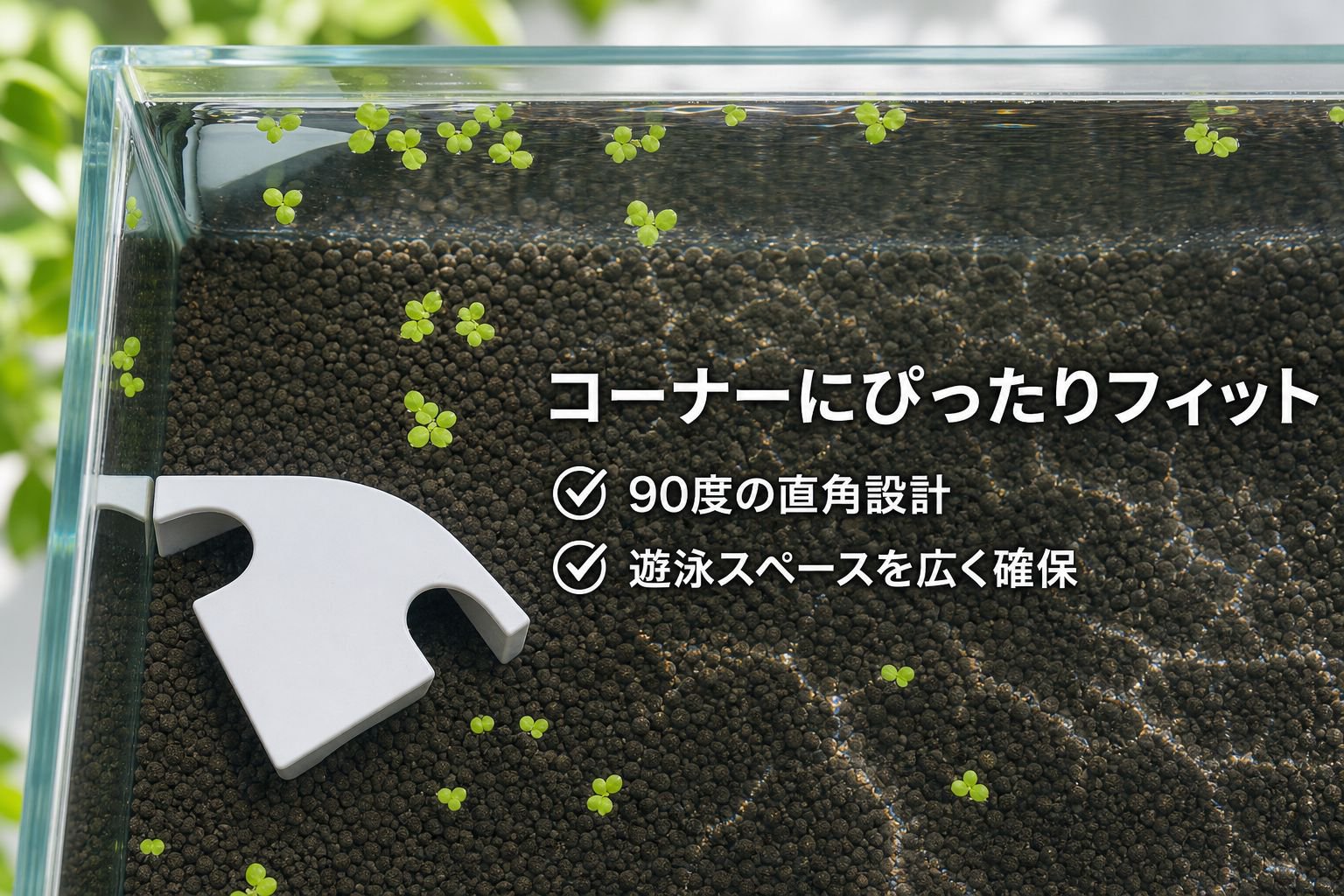 アクアリウム二重穴観魚トンネル