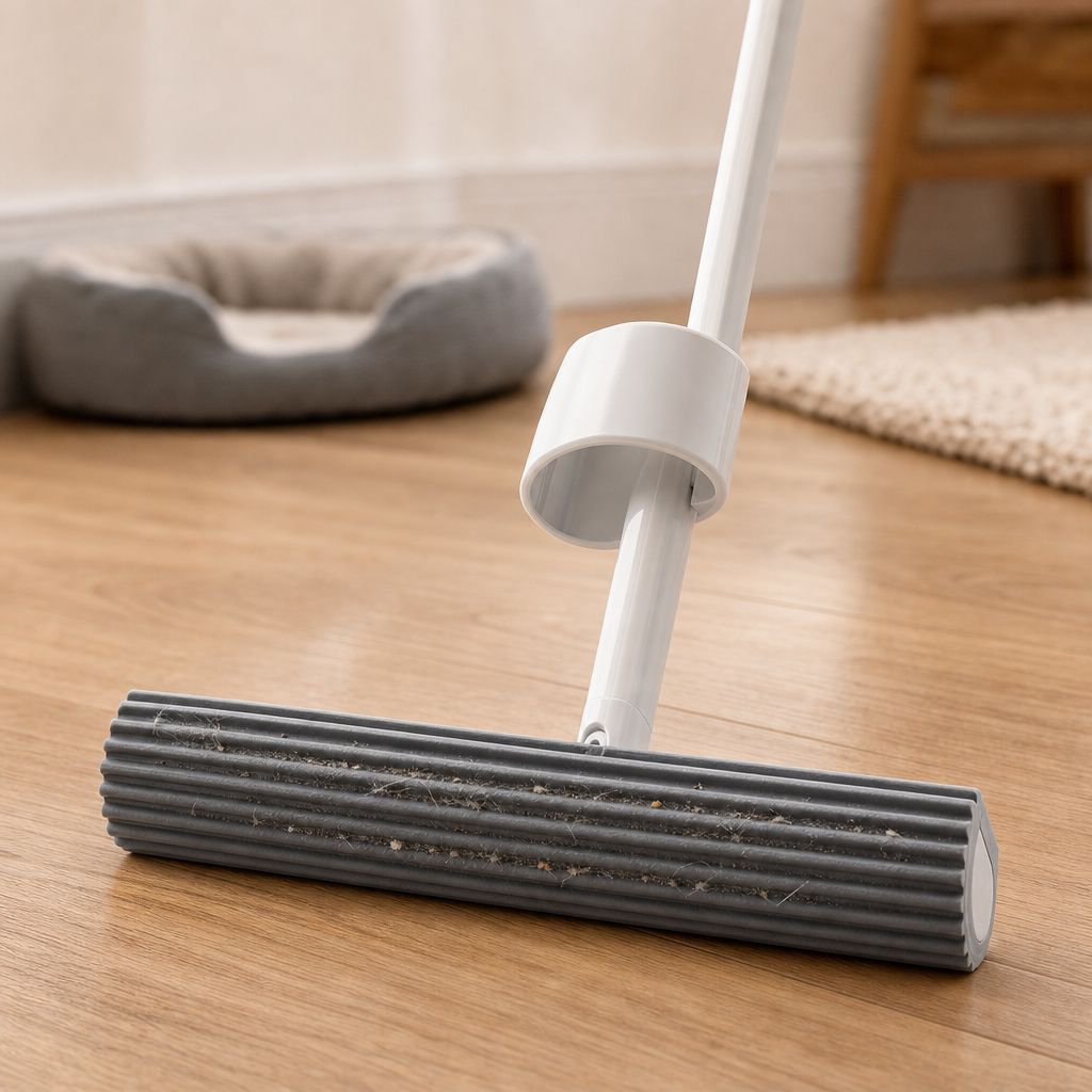 Quick drying mop head for fast and efficient cleaning