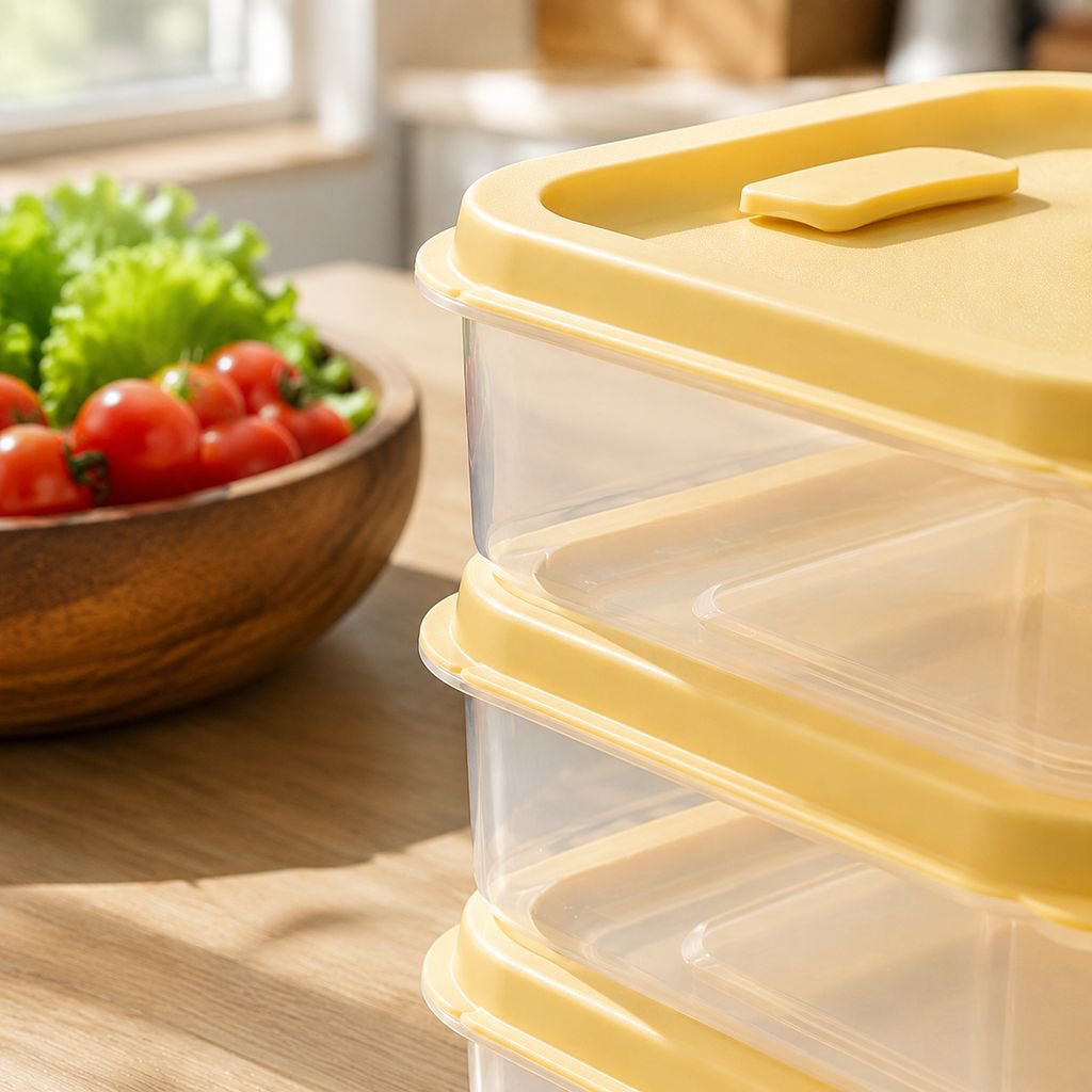 Transparent divider box with multiple compartments
