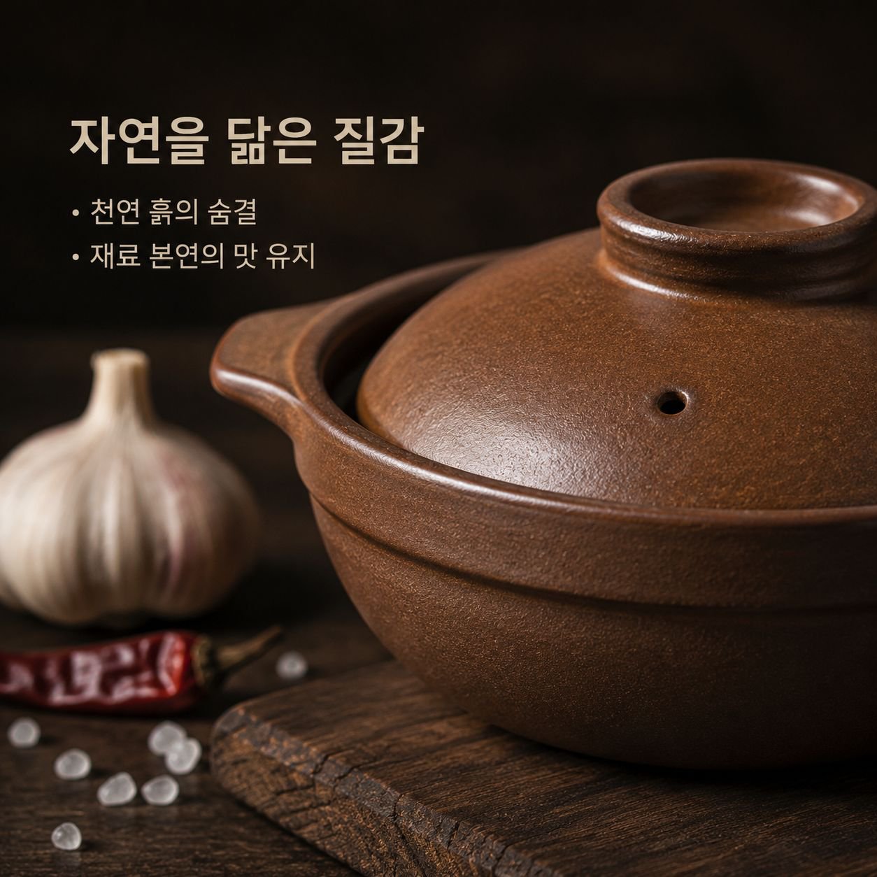 전통적인 거친 토기 냄비