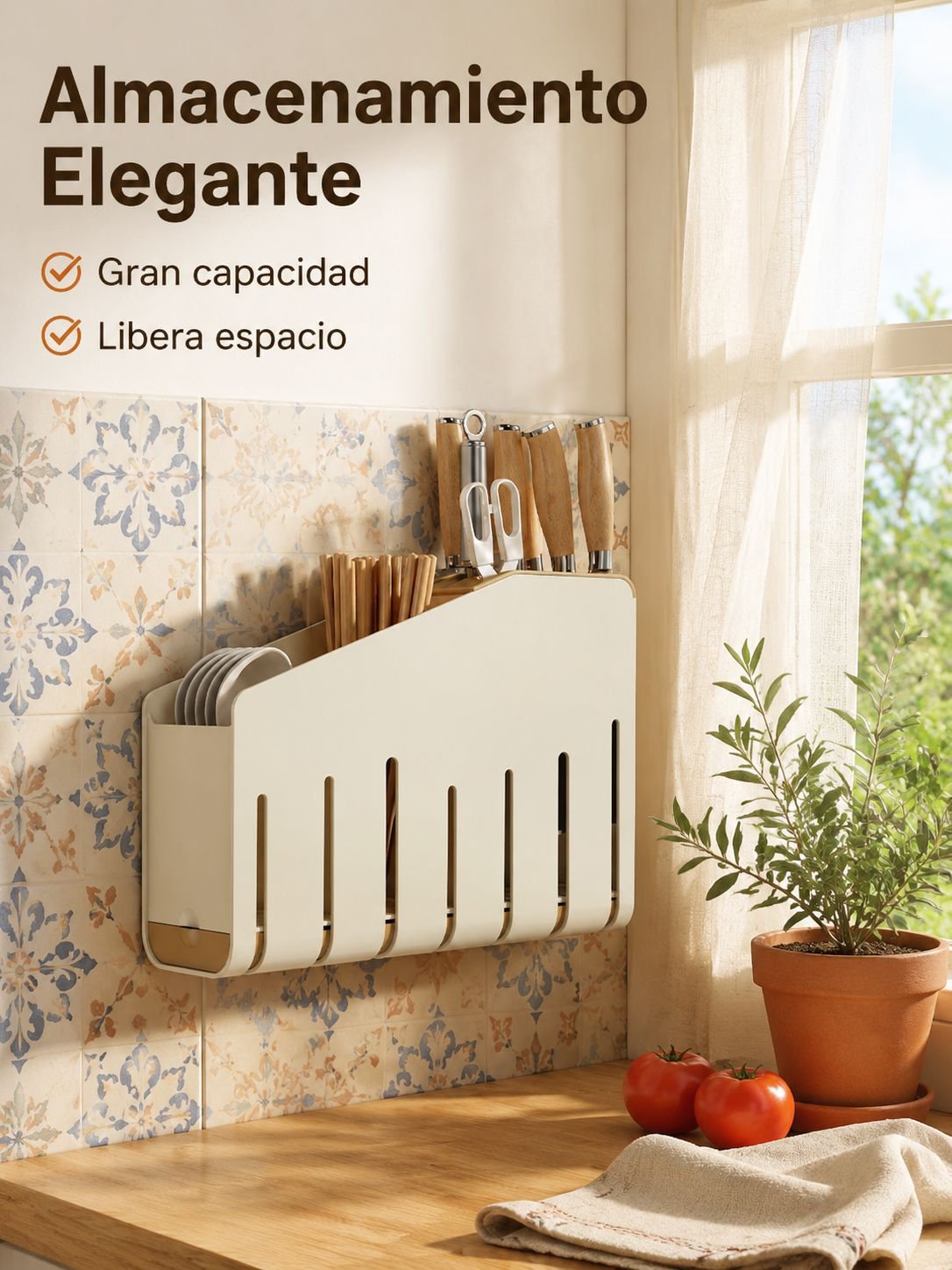 Caja para guardar cubiertos