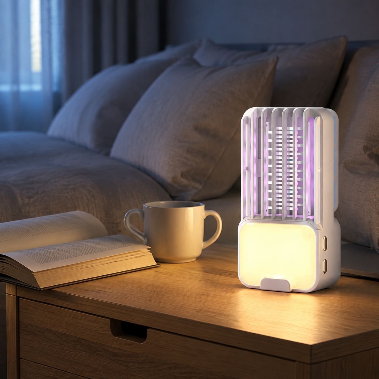 Domácí vnitřní lampa na hubení komárů