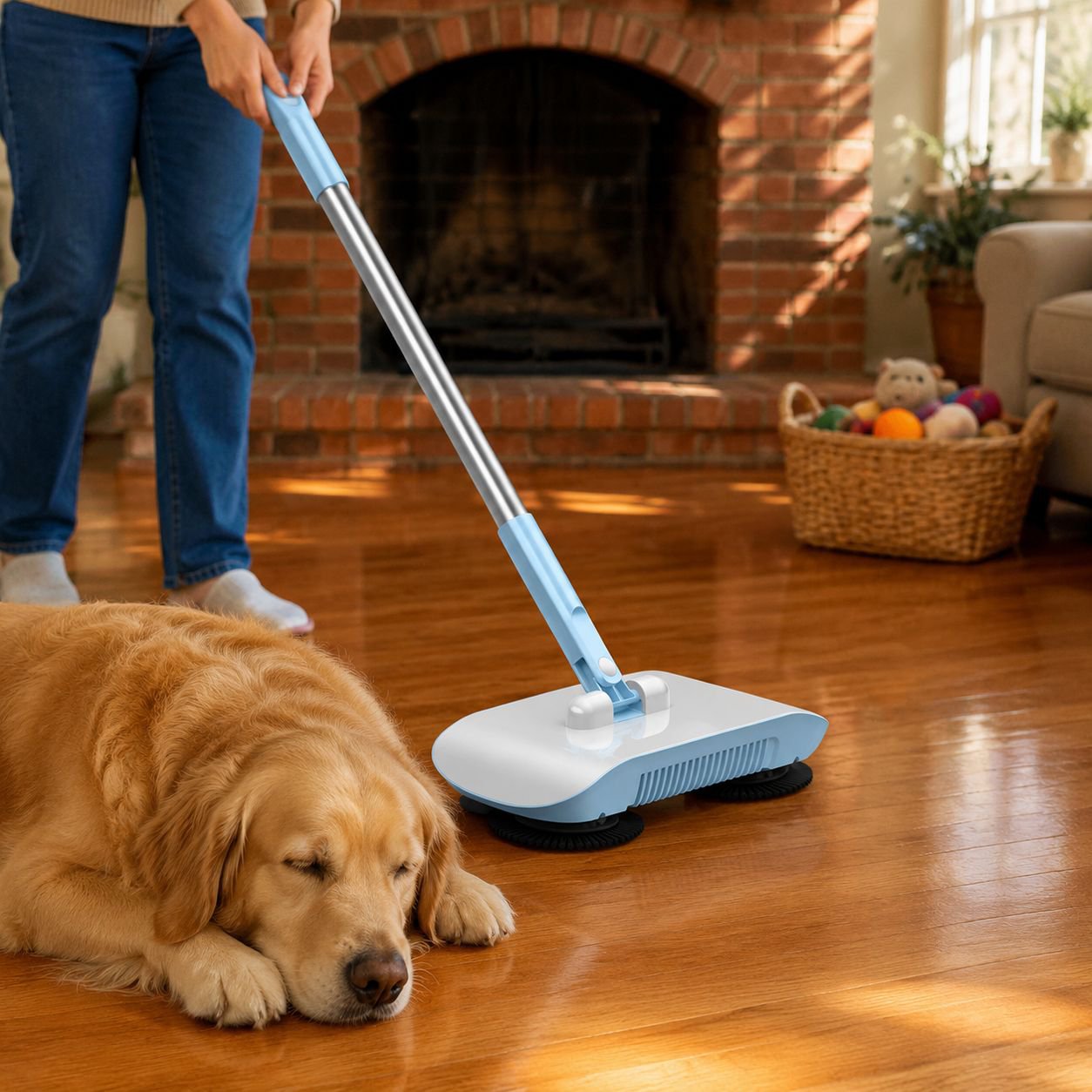 Smart Time-Saving Vacuum Cleaner Set Home Cleaning Broom and Dustpan