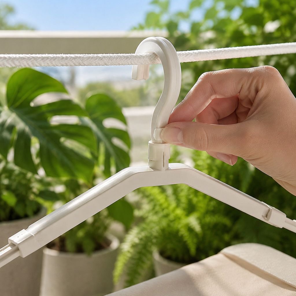 Adjustable hanger for maximizing closet space