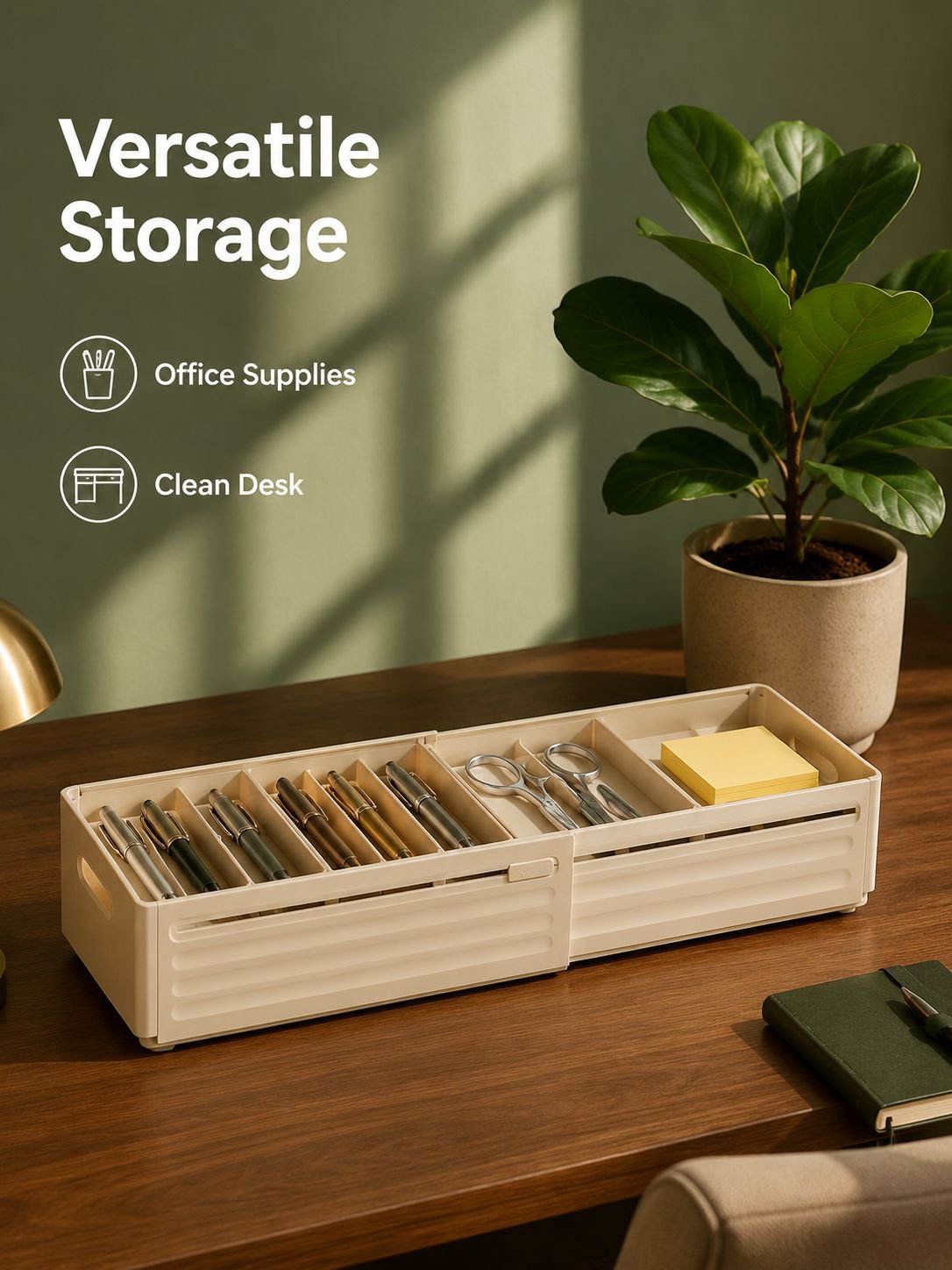 Multifunctional Extendable Drawer Organizer Box
