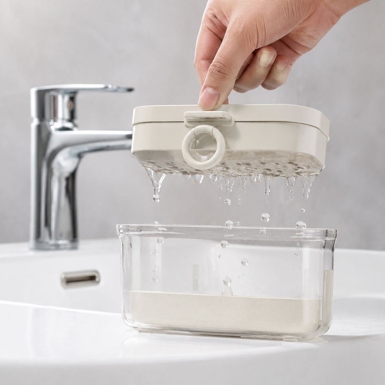 Boîte de rangement pour gouttière dentaire portable et étanche