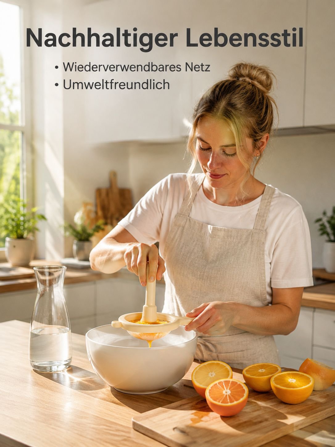 Multifunktionales Saft- und Küchensieb