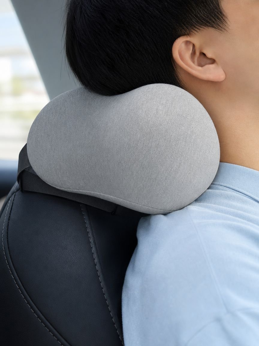 Almohada cervical ergonómica para asiento de coche