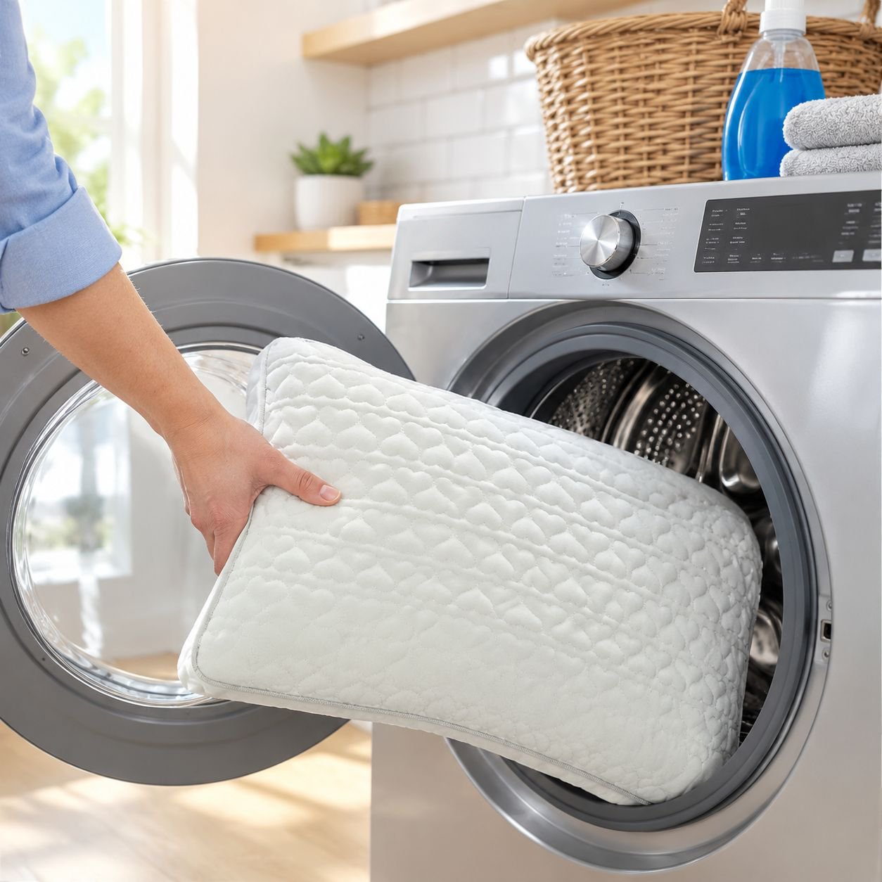 Smooth feel Sleep Pillow Pillow backcoat Polylactic acid fiber Easy to clean breathable Sweatproof a