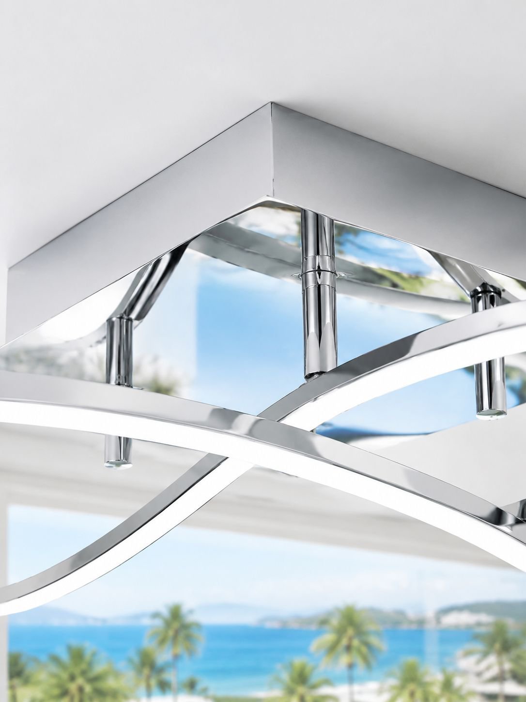 Diseño sencillo y elegante de lámpara de techo LED