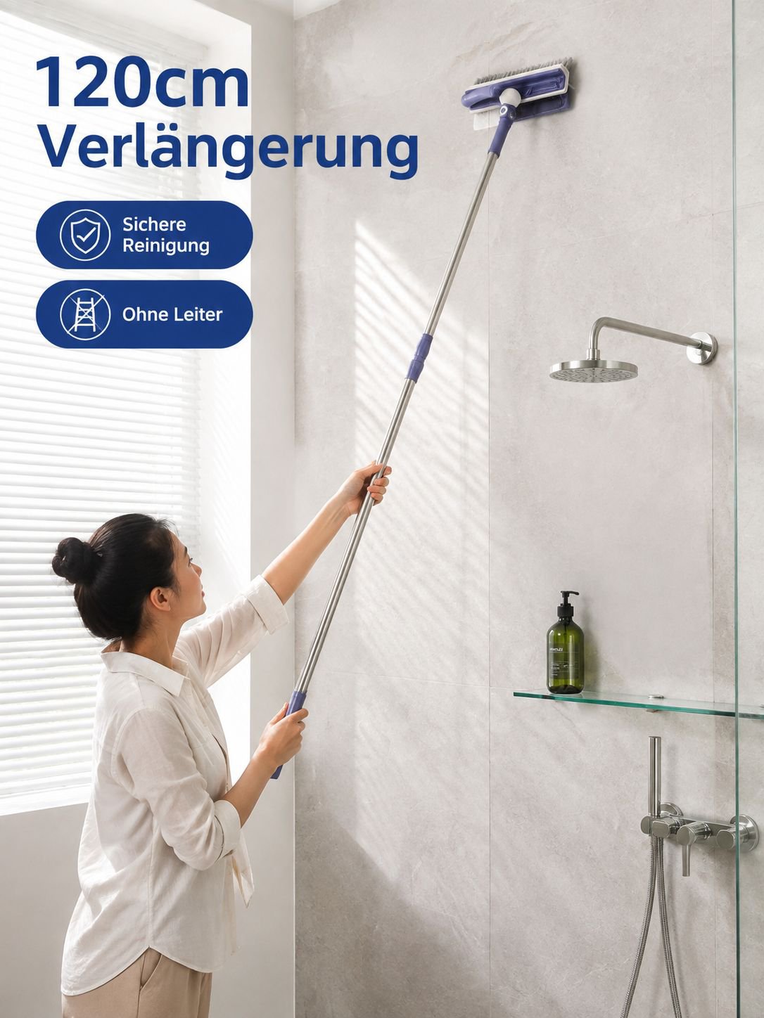 Multifunktionale Spaltbodenbürste