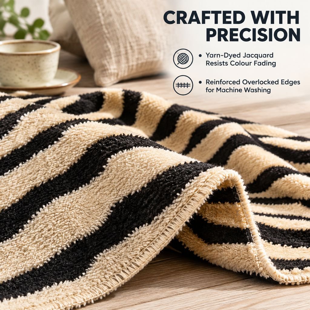 Plush Zebra Pattern Sofa Throw Blanket Full Coverage Couch Slipcover