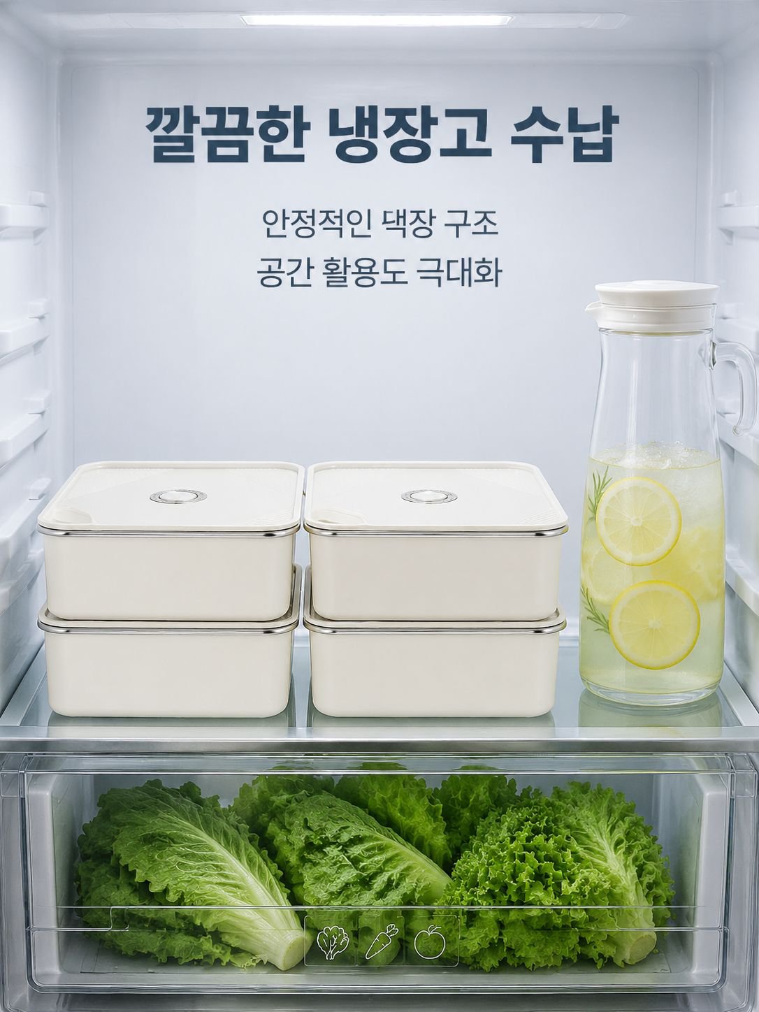 스테인리스강 항균 밀봉 신선함