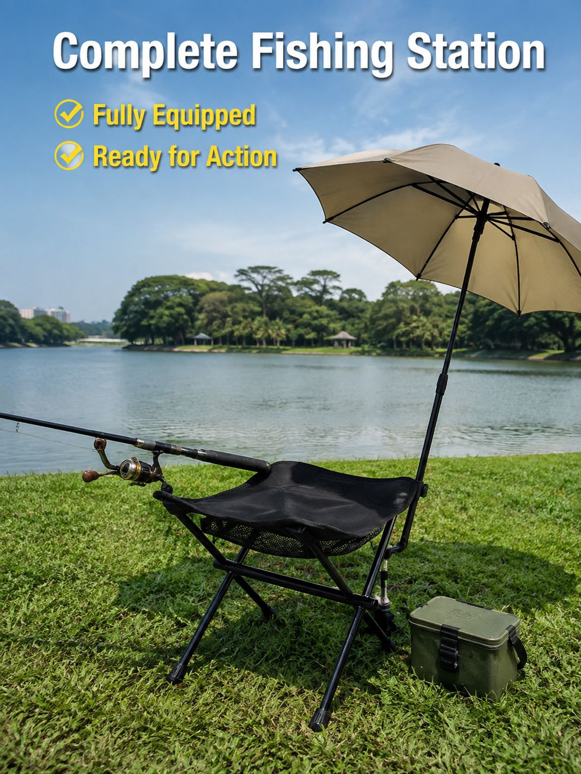 Outdoor Multi-purpose Portable Fishing Chair