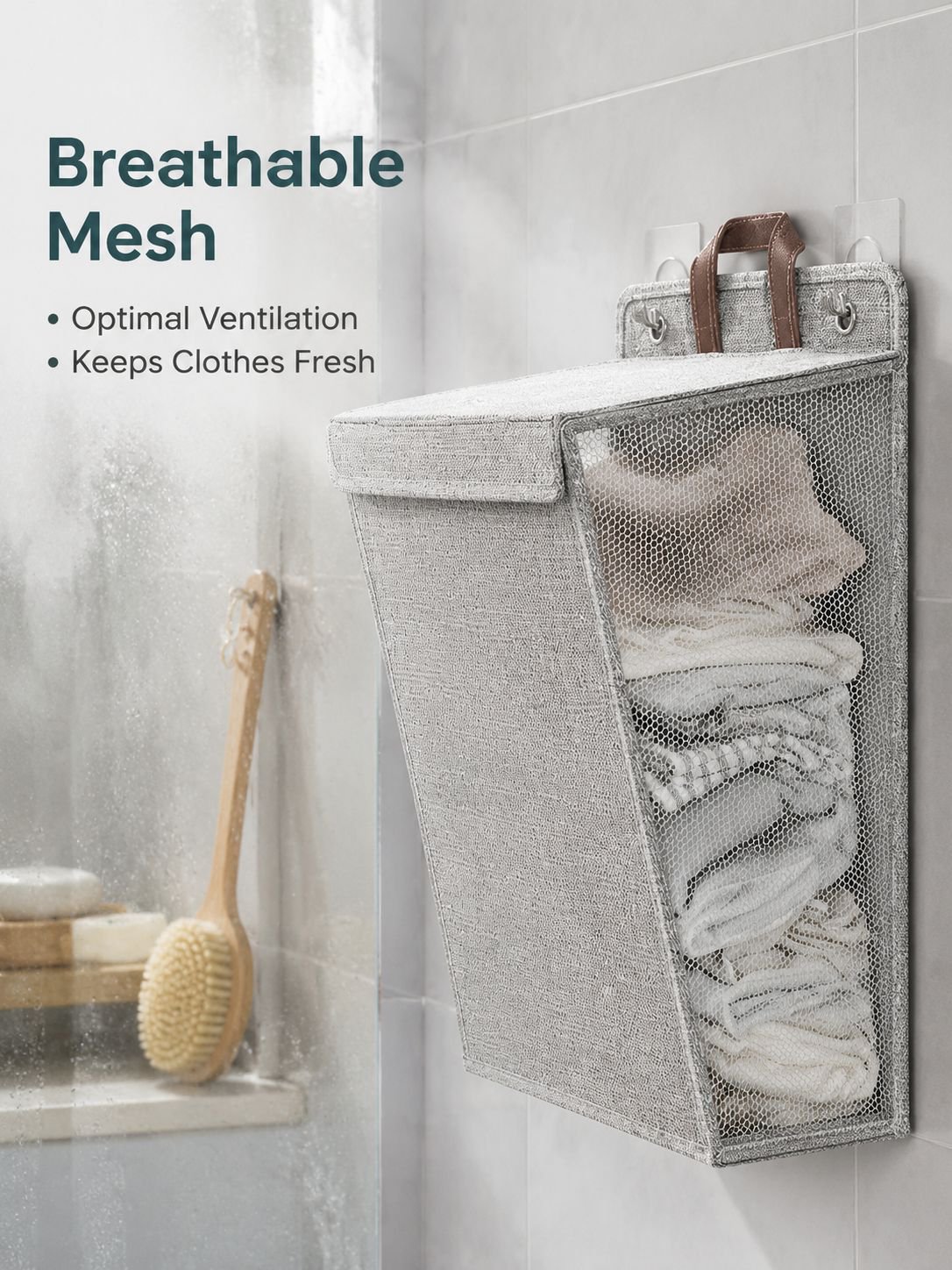 Cotton and Linen Clothing Storage Basket