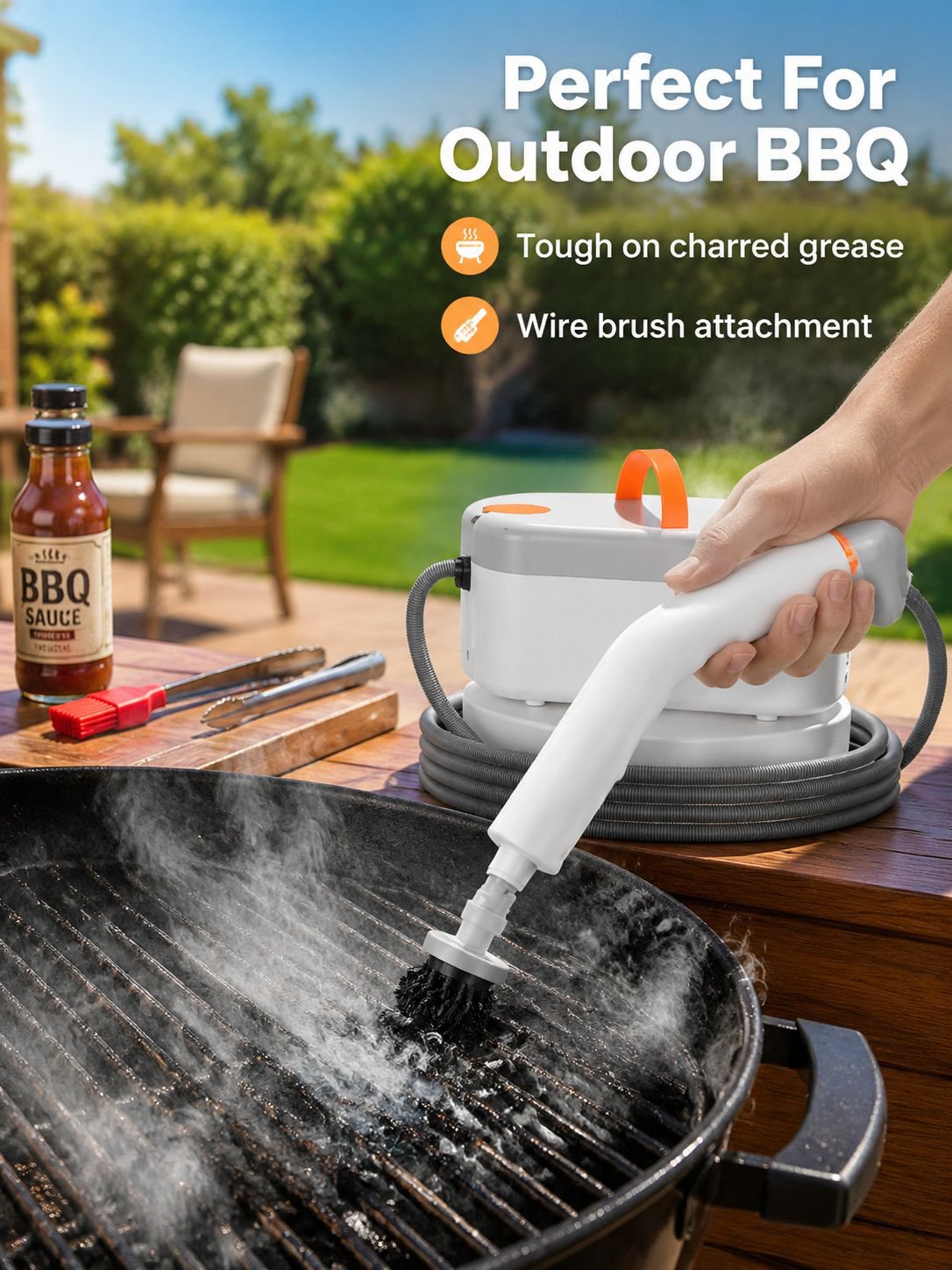 High-pressure high-temperature steam cleaner