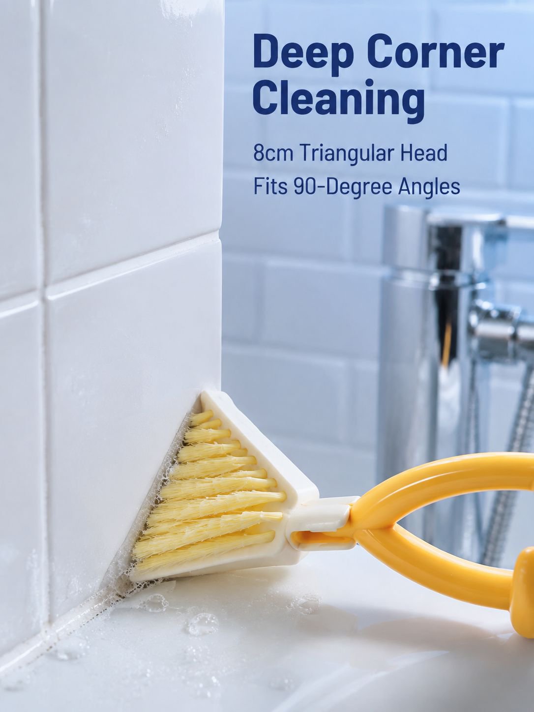 Multipurpose Foldable Triangle Brush
