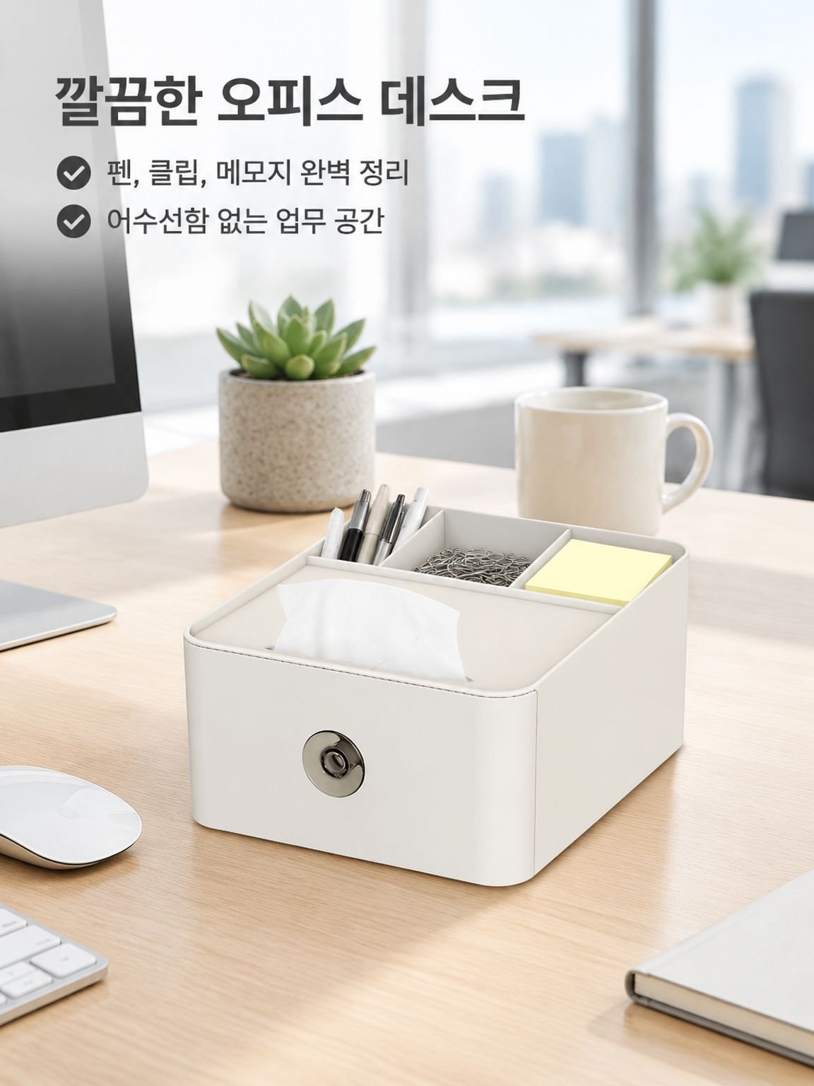 대형 캐비닛의 손잡이 장치