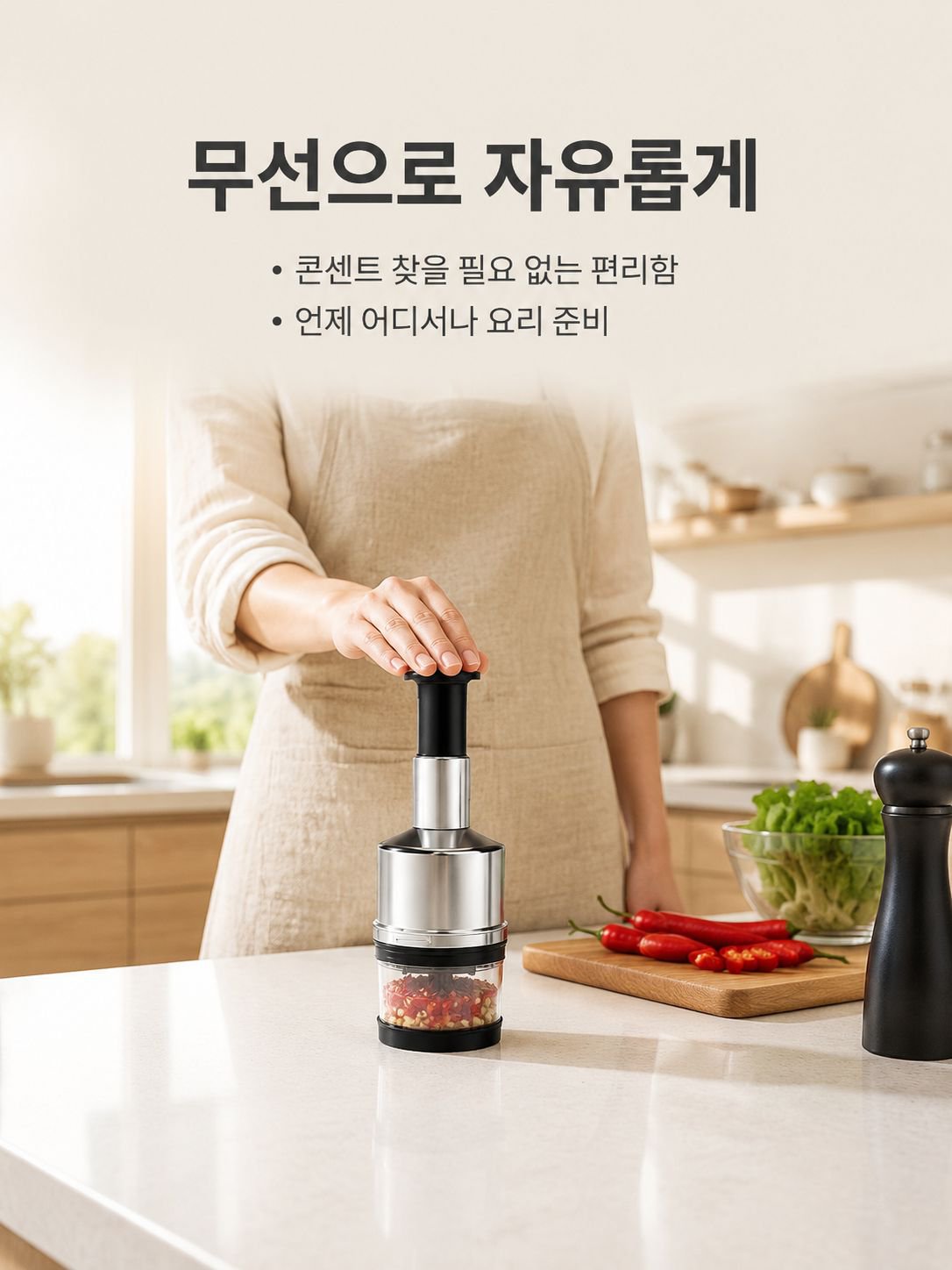 수동 과일야채 다지기