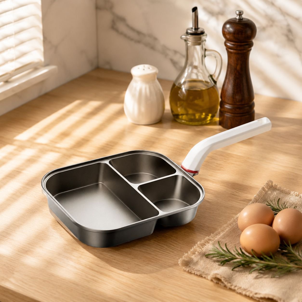 Durable Titanium Breakfast Fry Pan