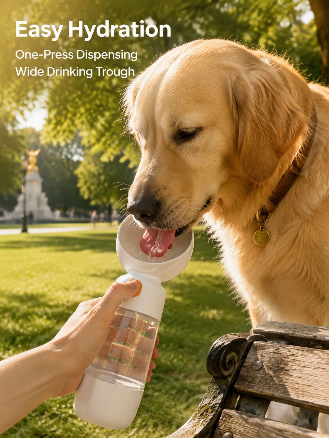 Pet Outdoor Water Cup Walking Dog Walking Cup Food Storage Bottle Dog Portable Drinking Waterer
