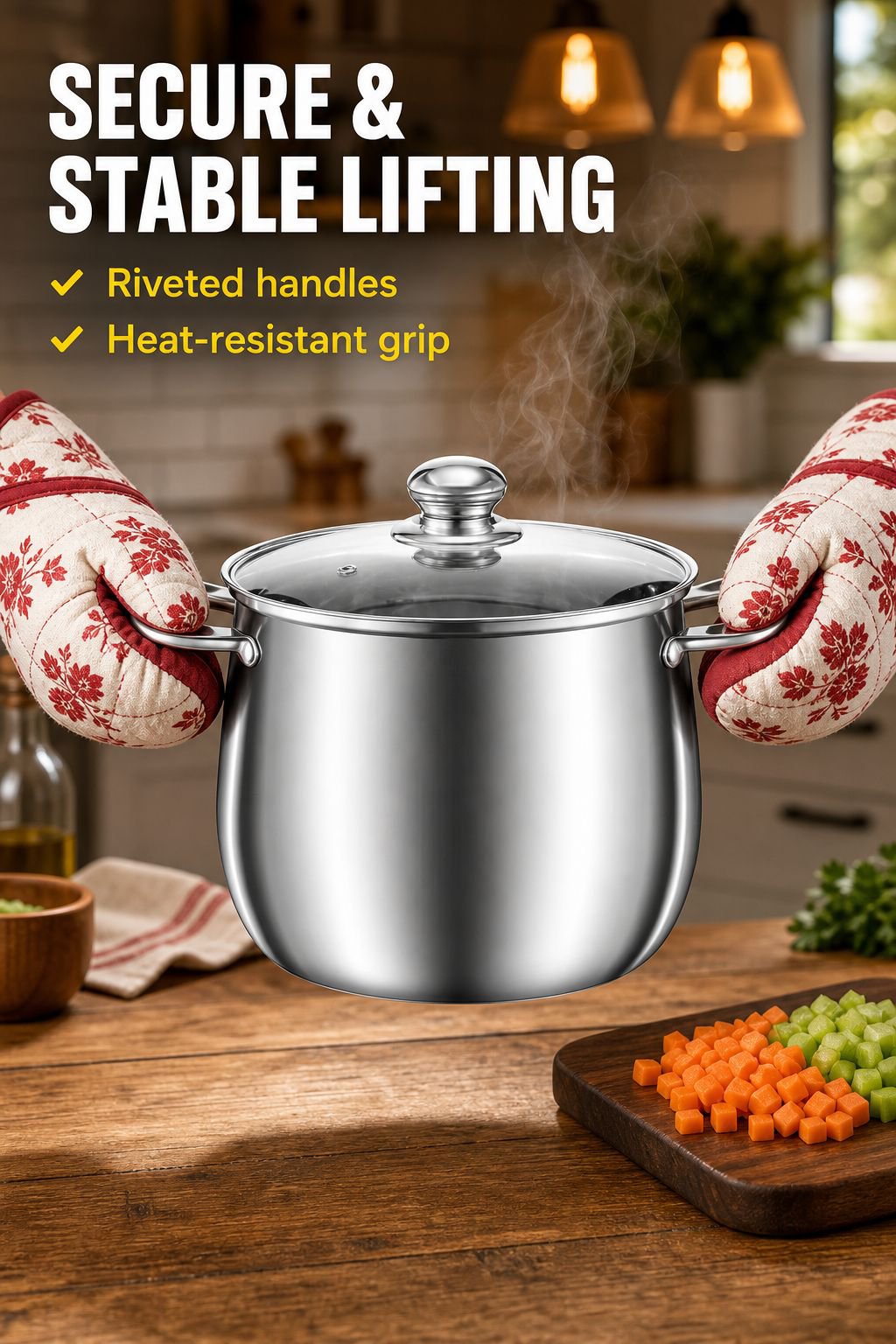 Stainless Steel High Stockpot