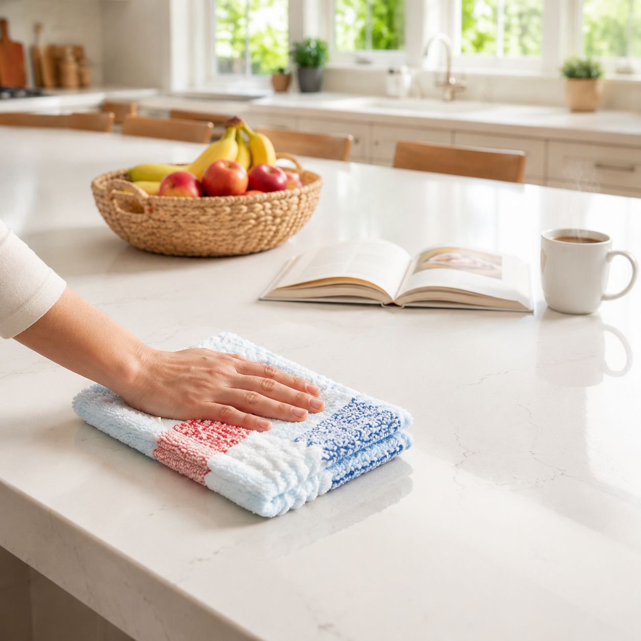 Reusable non-stick kitchen towel for everyday cleaning