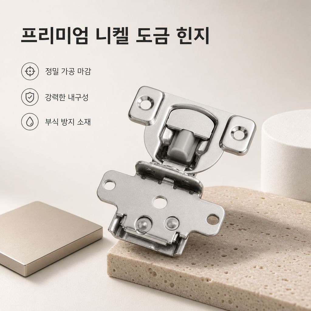 안여닫이 도어 경첩 옷장 통로문 히든 3D 유압 댐퍼 완충 힌지