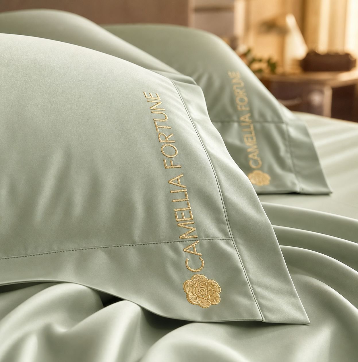 Ice Silk Bedding Set, Snug and Comfortable, Reactive Printing, Easy Care
