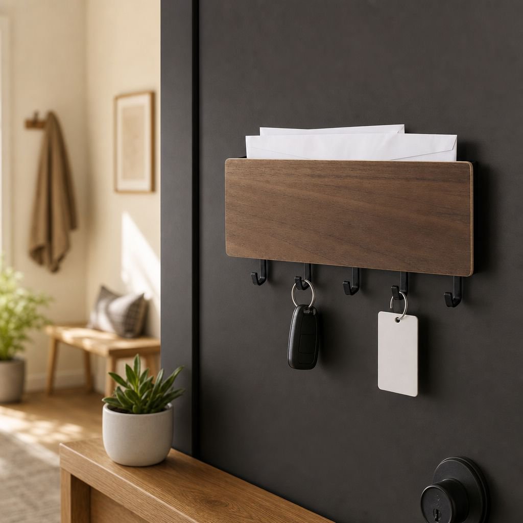 Entryway Multi-Purpose Key Holder Rack