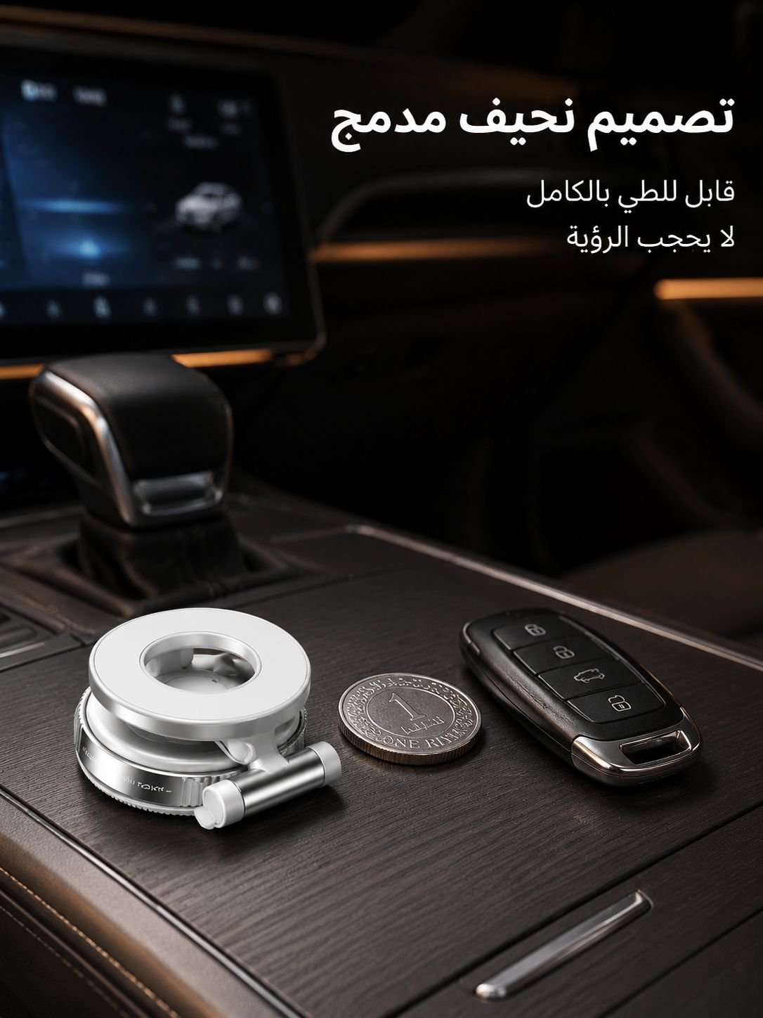 حامل مغناطيسي قابل للطي متعدد الوظائف (قاعدة الشفط أكثر ثباتا)