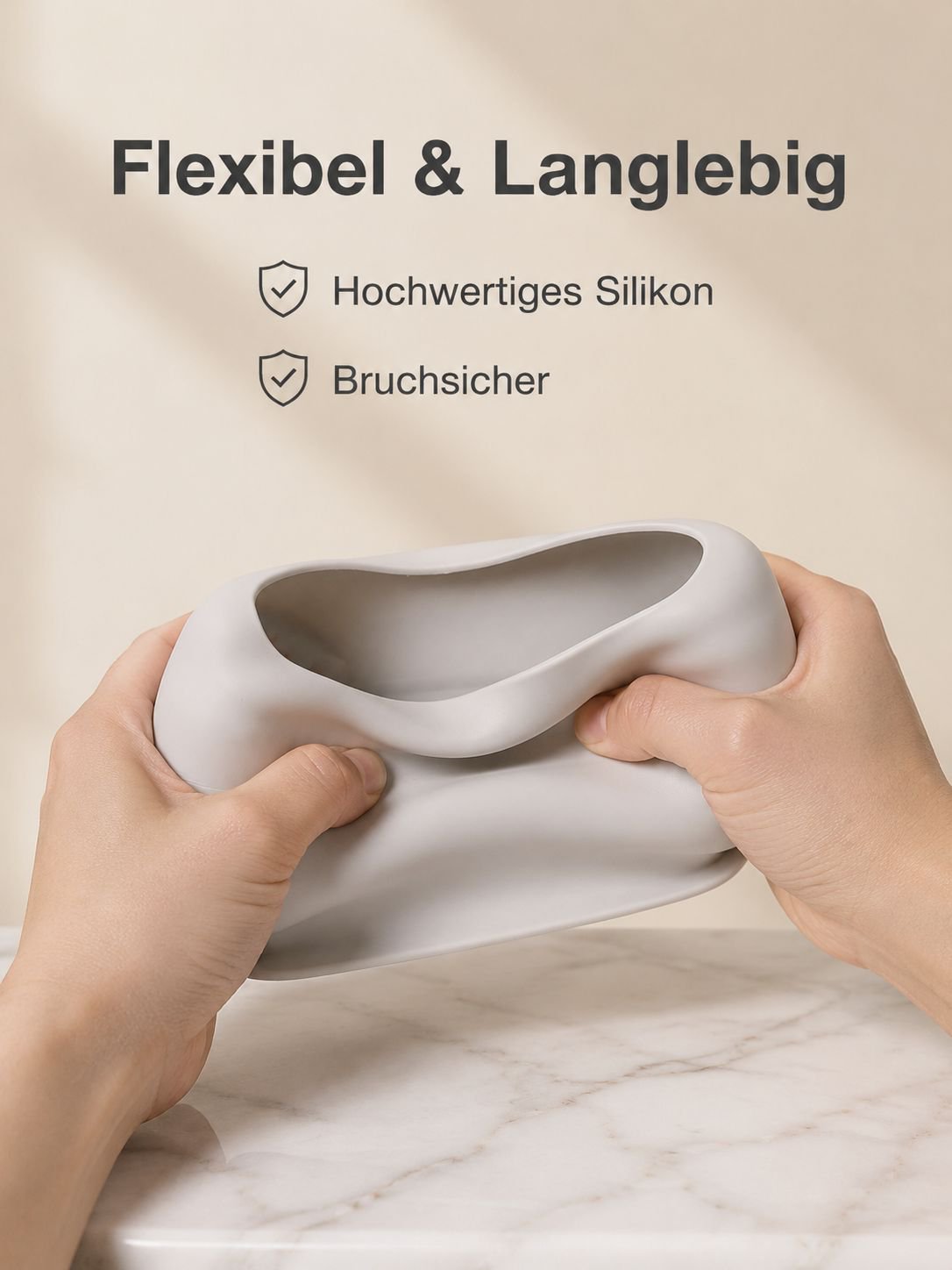 Multifunktionale Silikon-Taschentuchbox mit Saugnapf