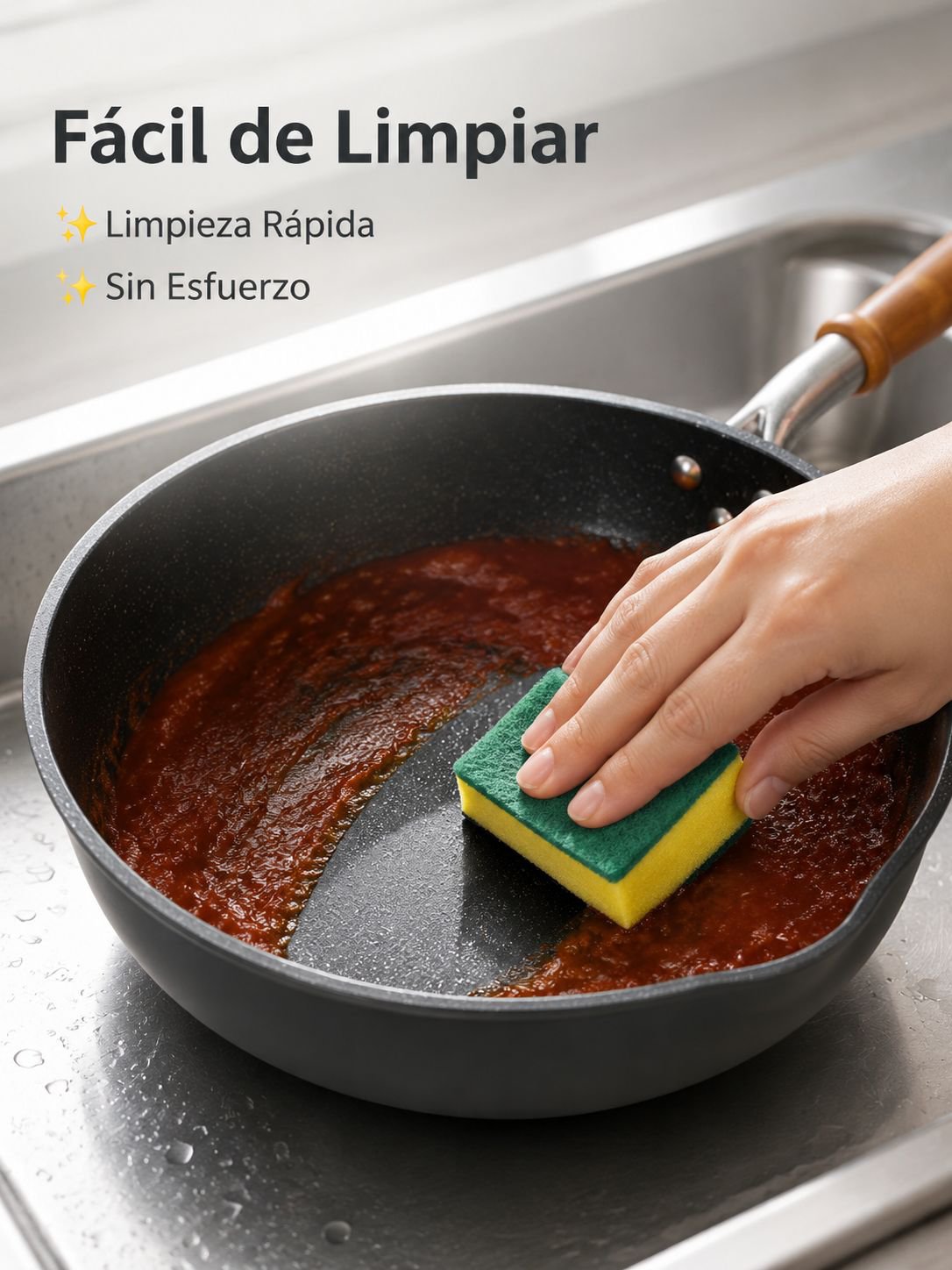 Olla mini antiadherente de piedra Maifan
