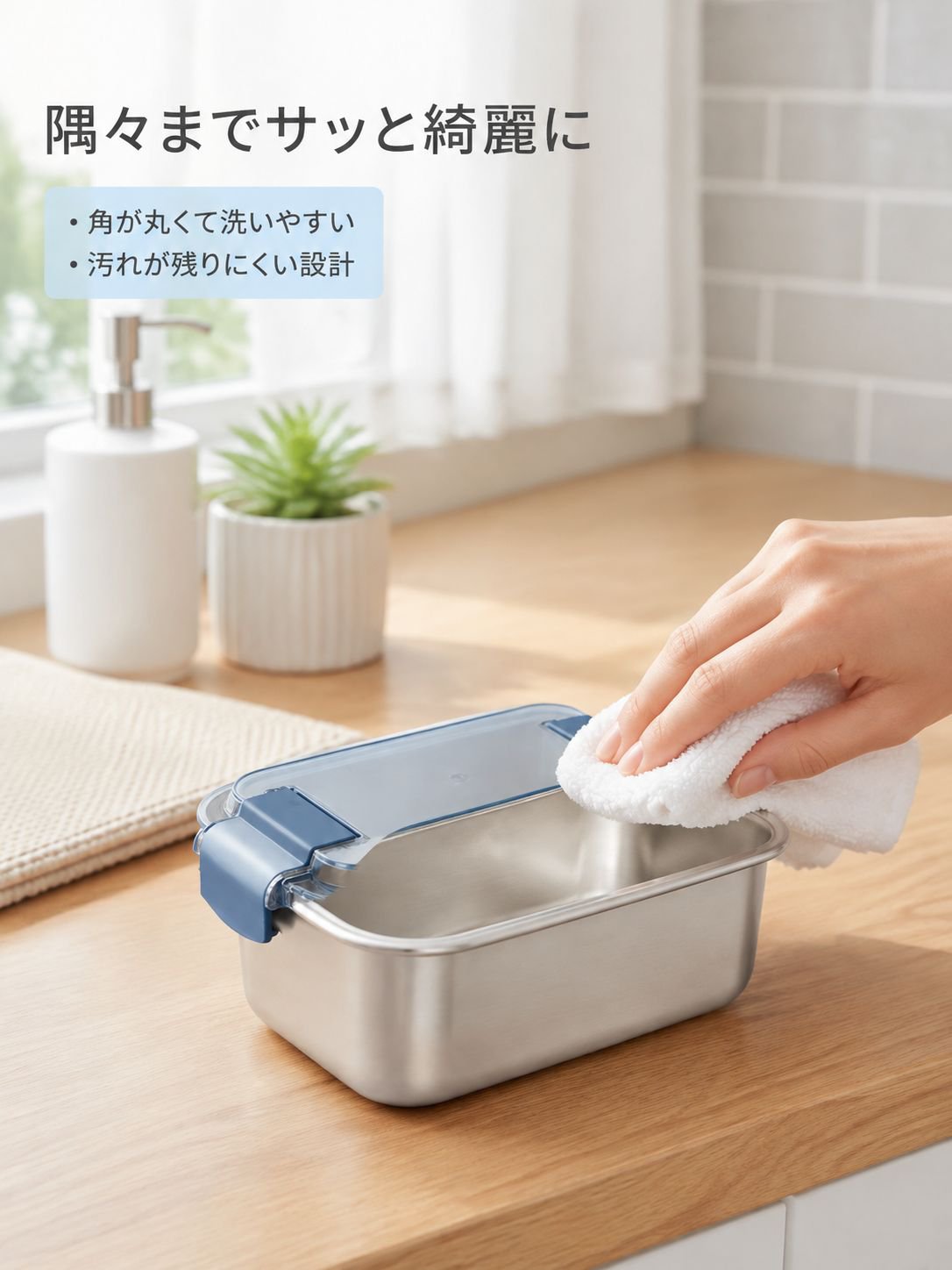 ステンレス加熱式弁当箱